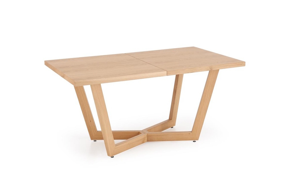 Rozkládací jídelní stůl Salvio 160-250x90 cm dřevěný - přírodní dub Stůl rozkladany Salvio 160-250x90 cm dřevo - dub přírodní