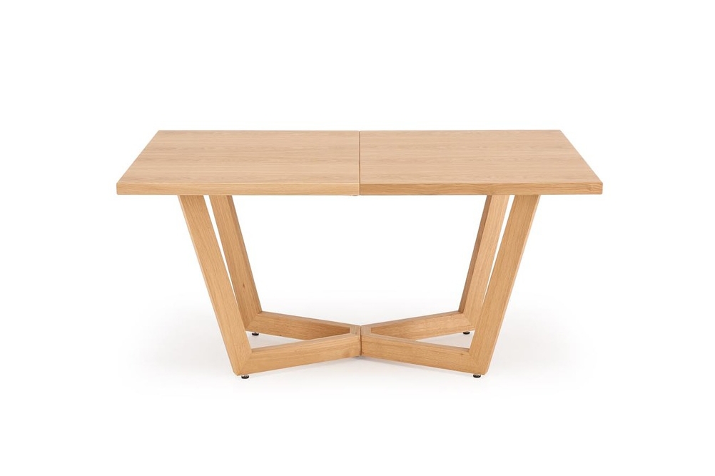 Rozkládací jídelní stůl Salvio 160-250x90 cm dřevěný - přírodní dub Stůl rozkladany Salvio 160-250x90 cm dřevo - dub přírodní