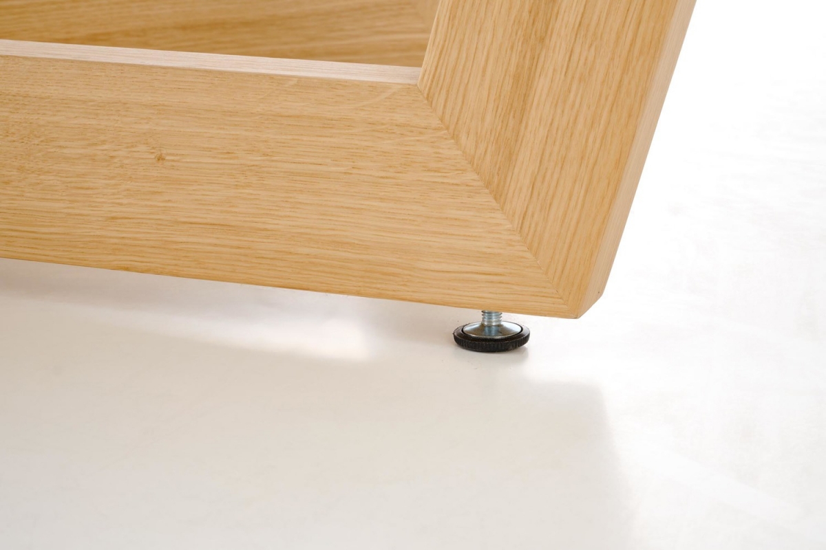 Rozkládací jídelní stůl Salvio 160-250x90 cm dřevěný - přírodní dub Stůl rozkladany Salvio 160-250x90 cm dřevo - dub přírodní