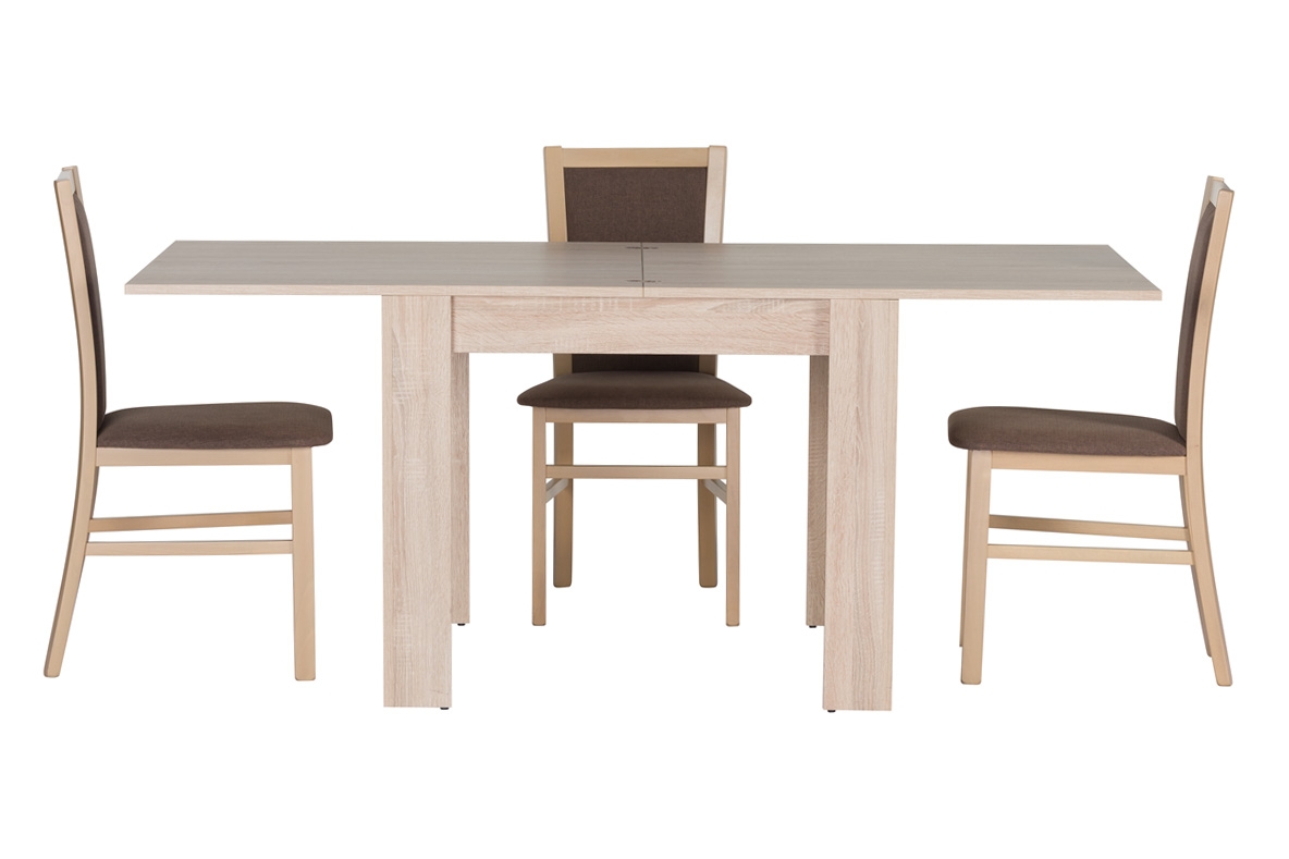 Jedálenský stôl Saturn 40 stôl rozkladany Saturn 40 - 90x90 cm - Dub sonoma