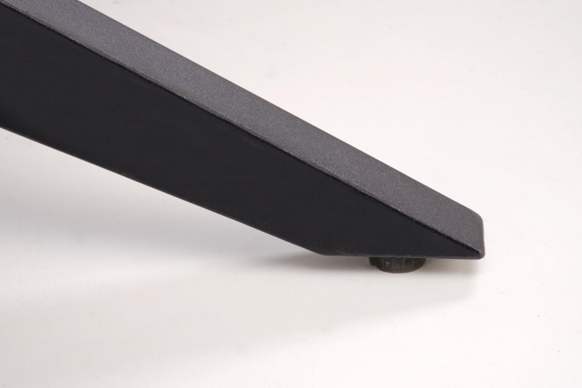 Jídelní set stůl Selvio + 4 židle Denaro - černá / hnědá Stůl rozkladany Selvio se čtyřmi krzeslami tapicerowanymi Denaro - černá / hnědá 