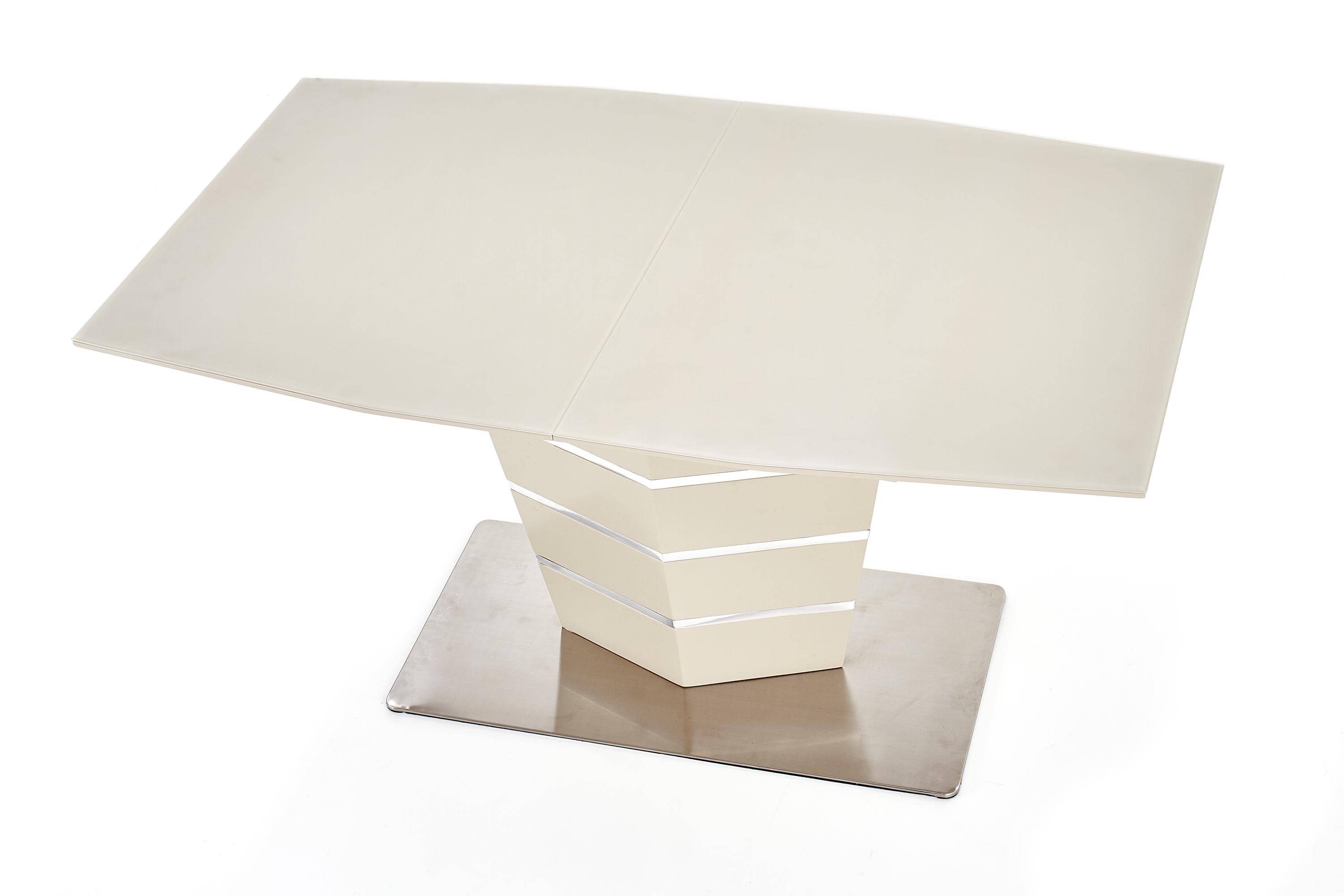 Sorento összecsukható asztal - bézs matt stůl rozkladany sorento - béžový mat