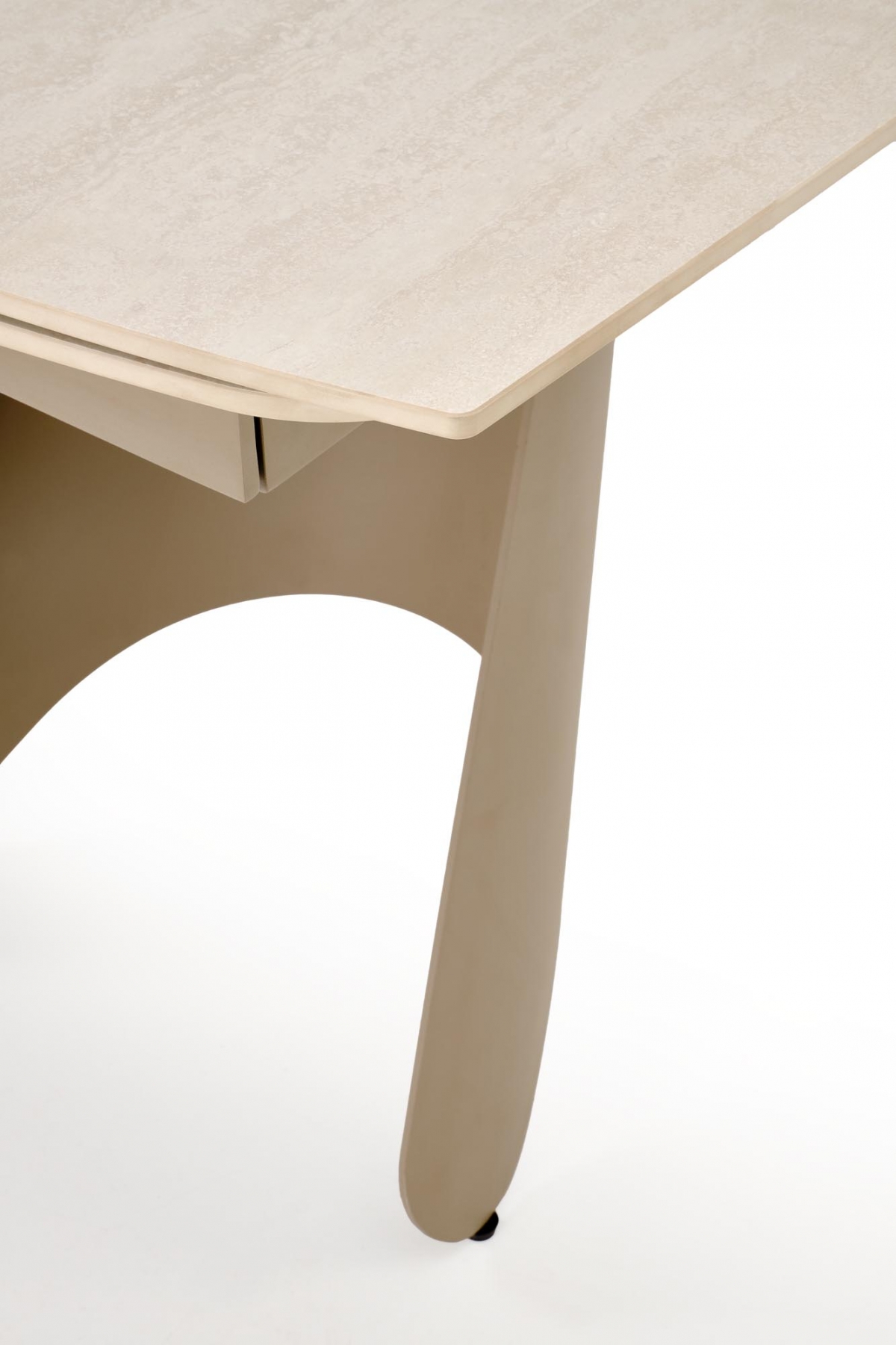 Rozkládací jídelní stůl Tavero - 180x260x90 cm - travertin / kašmír Stůl rozkladany Tavero 180-260 x 90 cm -  travertin / kašmír 