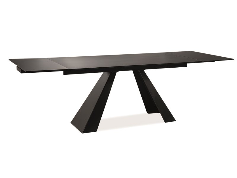 Stôl SALVADORE Čierny MAT 160(240)X90  stOL salvadore čierny mat 160(240)x90 