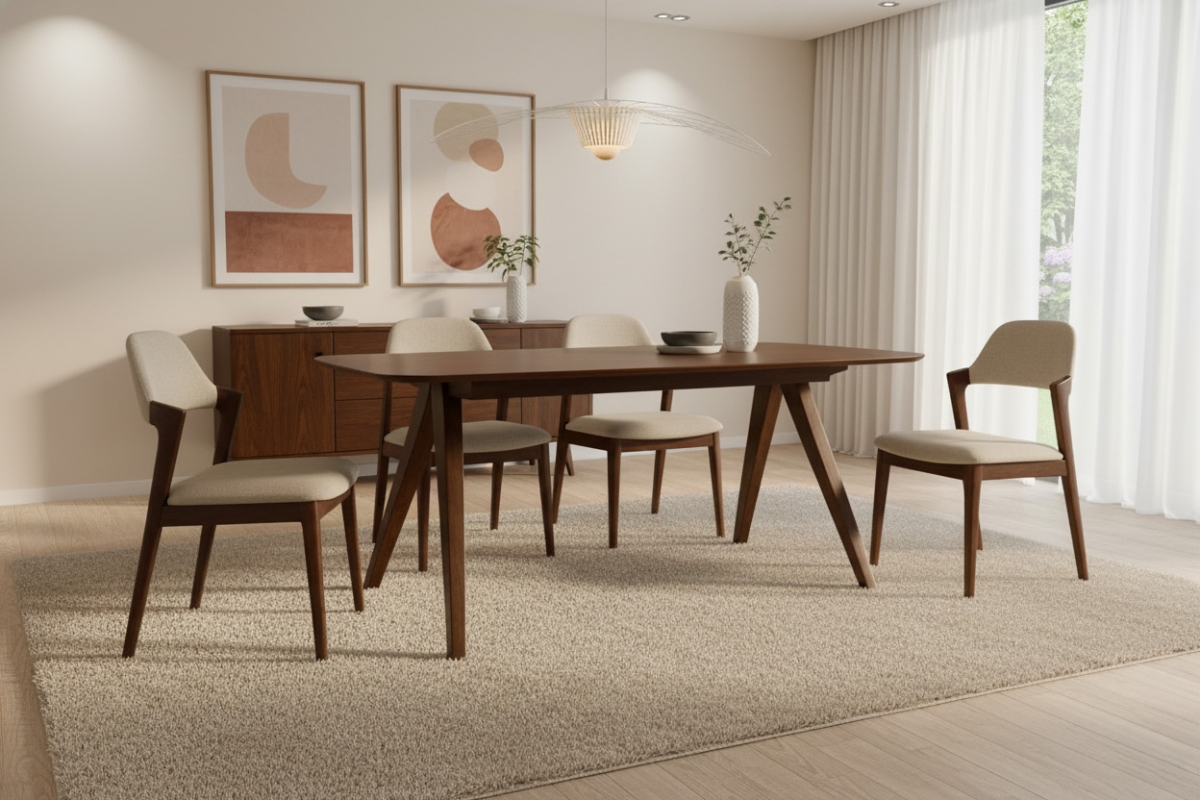 Jídelní stůl Walnor 160x90 cm - ořech Stůl Walnor 160x90 cm - ořech