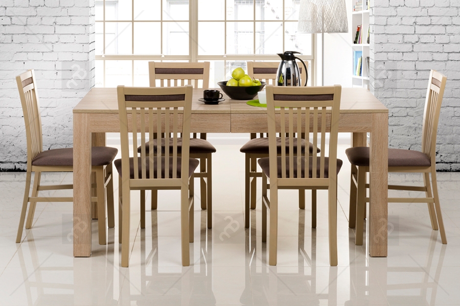 Stôl Wenus 40 - biely mat  Komplet nábytku jadalnianych 