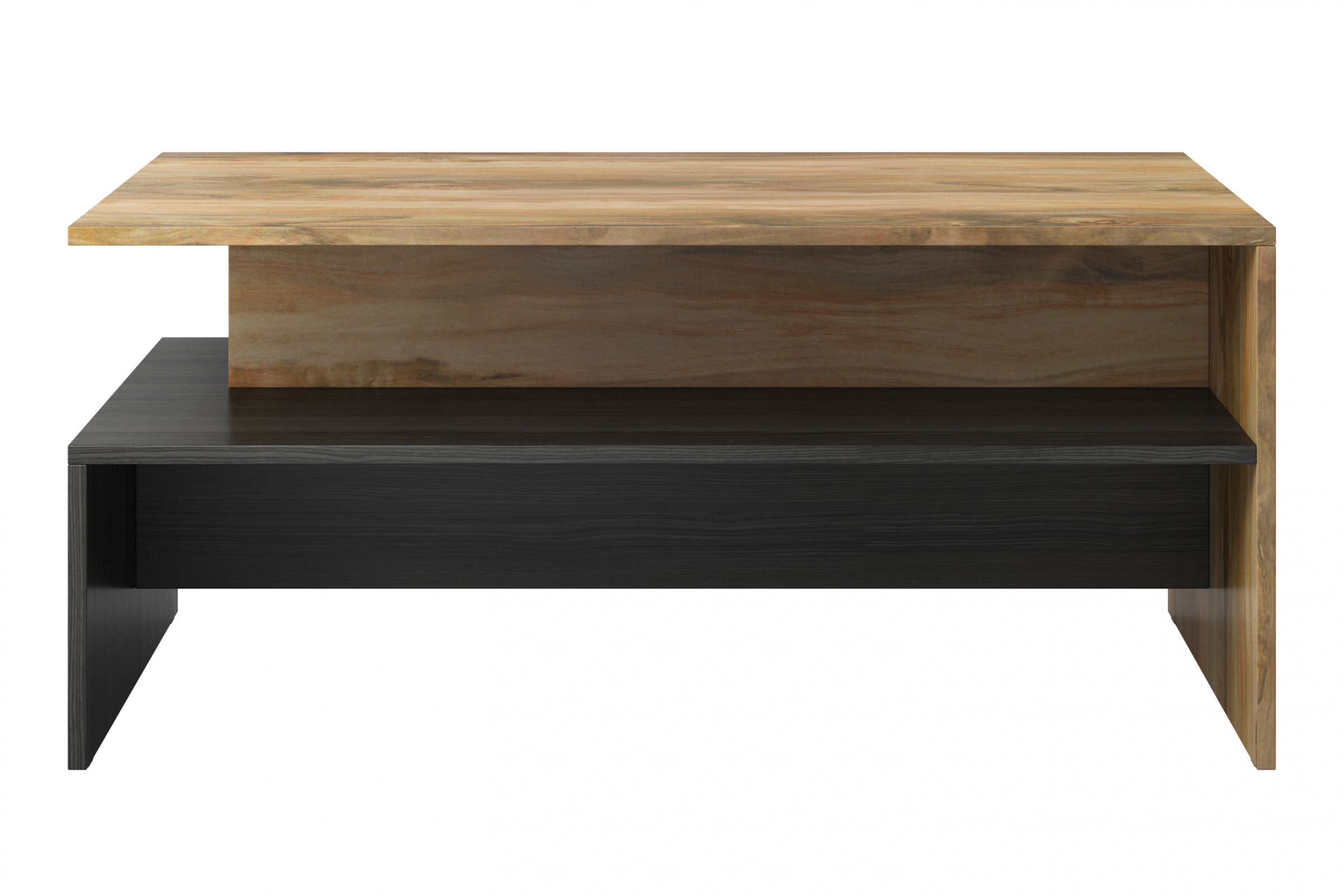 Konferenční stolek Baros 100x60 cm - touchwood / ořech satin stolek kawowy Baros 99 - 100 cm - touchwood / ořech sattin