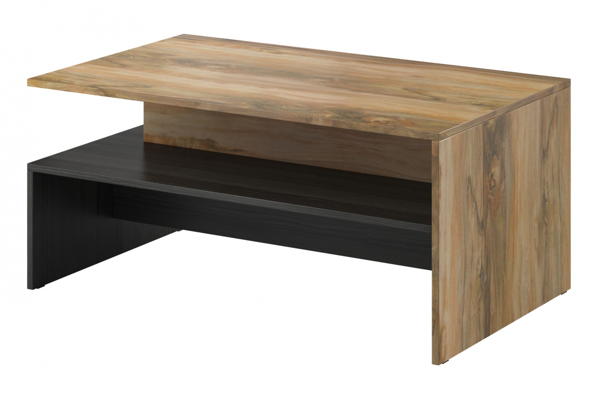 Konferenční stolek Baros 100x60 cm - touchwood / ořech satin stolek kawowy Baros 99 - 100 cm - touchwood / ořech sattin