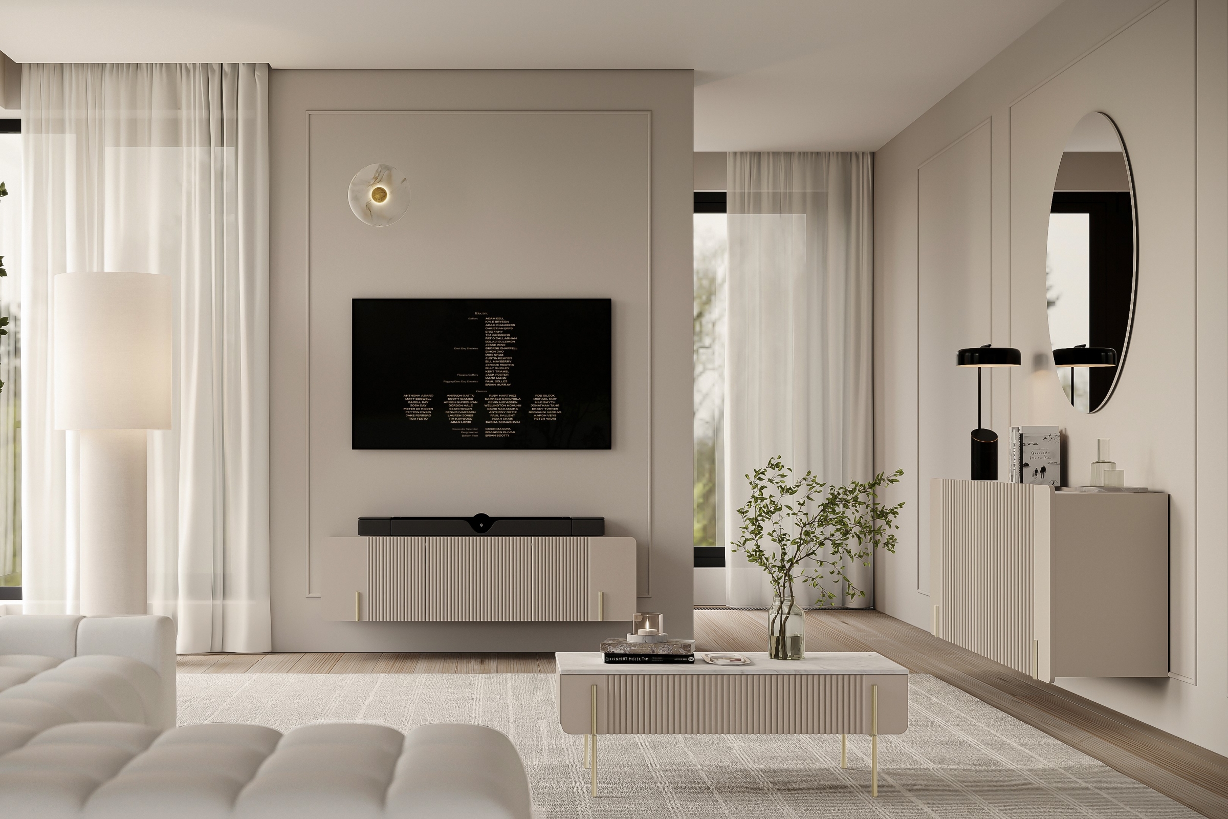 Konferenčný stolík Malmi 100 cm - kašmírová / crema bianca / zlatá Konferenčný stolík Malmi 100 cm so zásuvkami - kašmír / crema bianca / zlote nozki