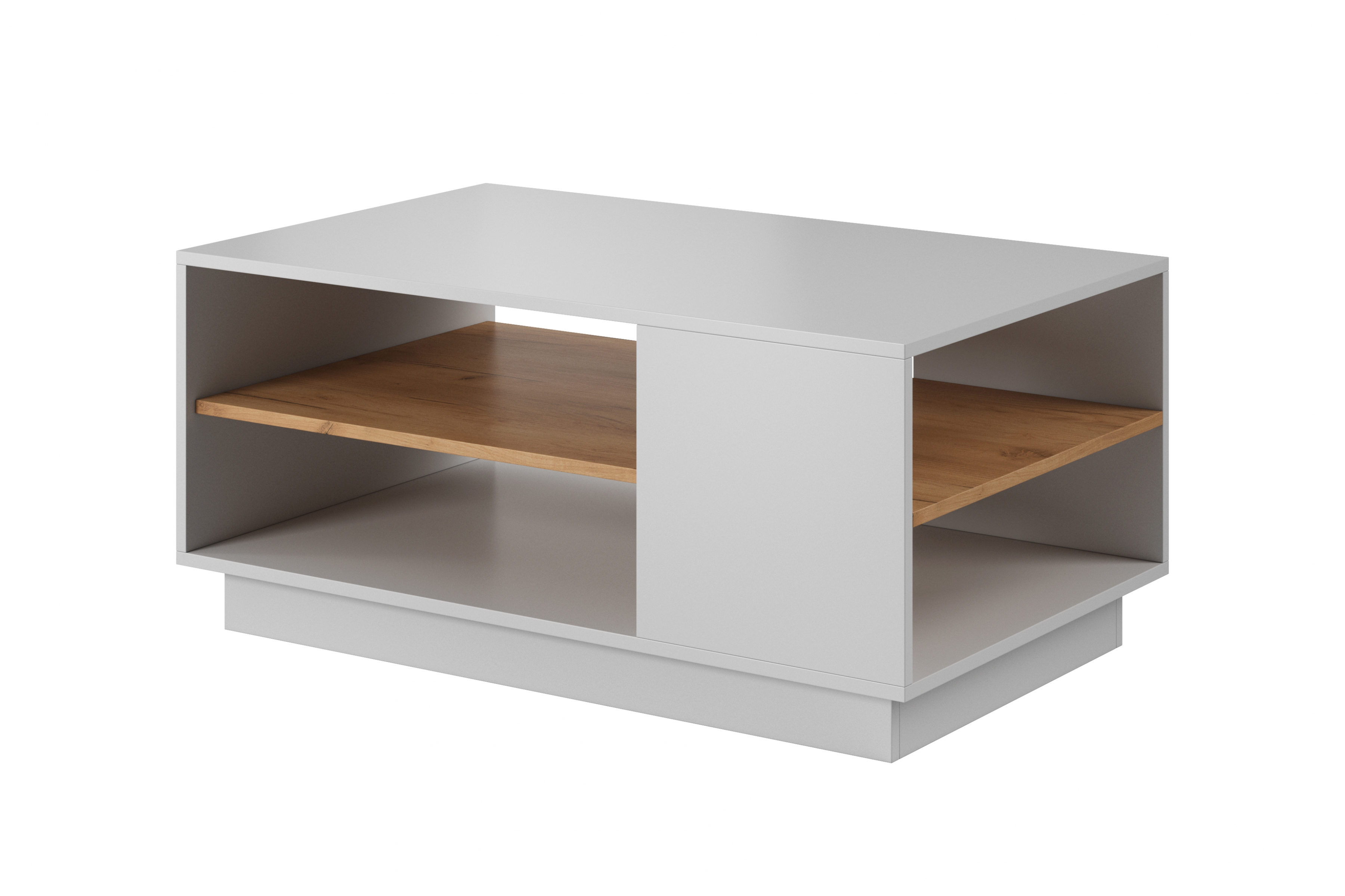 Konferenčný stolík Numb 100x60 - biela / dub craft Konferenčný stolík Numb 100x60 - Biely/Dub craft