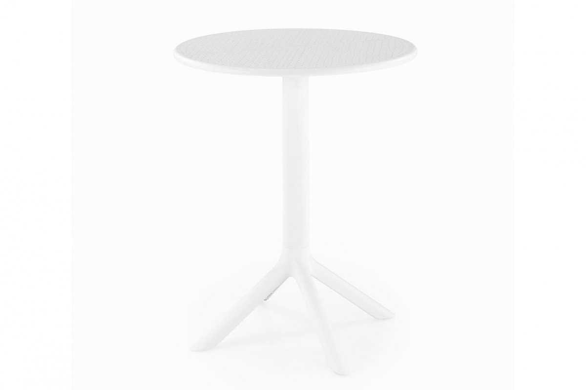 Okrúhly konferenčný stolík Calvo 60 cm - biely Konferenčný stolík okragly Calvo 60 cm - Biely