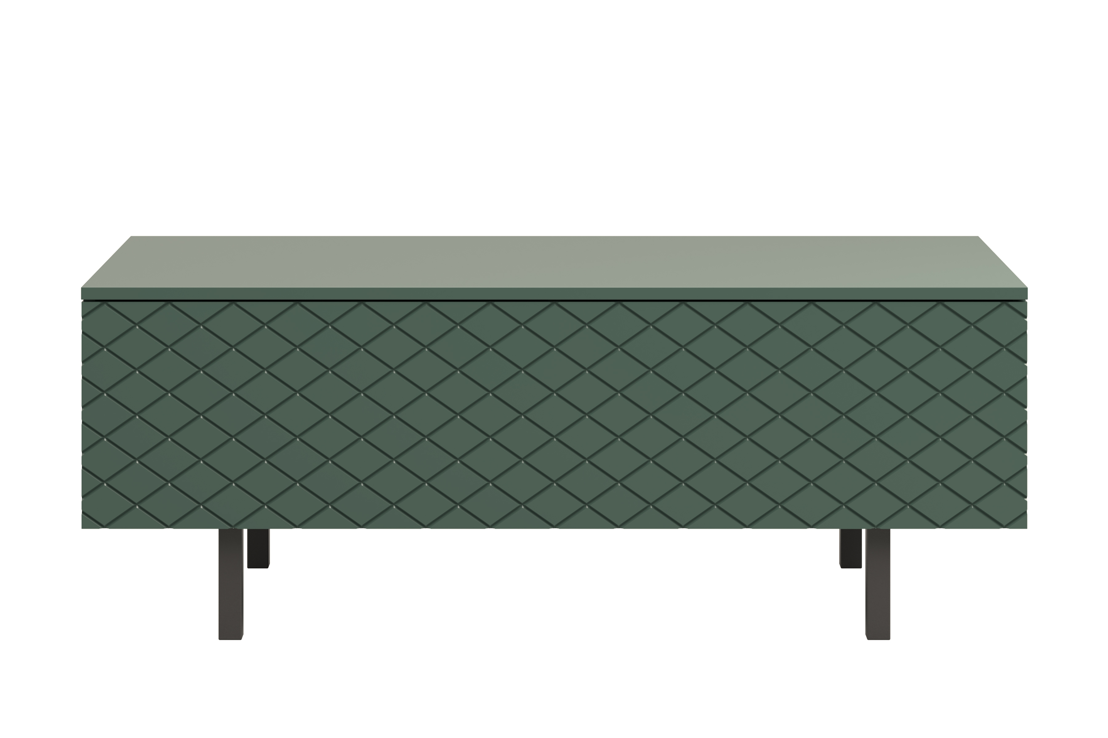 Konferenční stolek Scalia II 120 cm 2K s úložným prostorem - labrador mat / černé nohy - Omezená nabídka stolek kawowy Scalia II 120 2K s úložným prostorem - labrador mat / černá Nohy