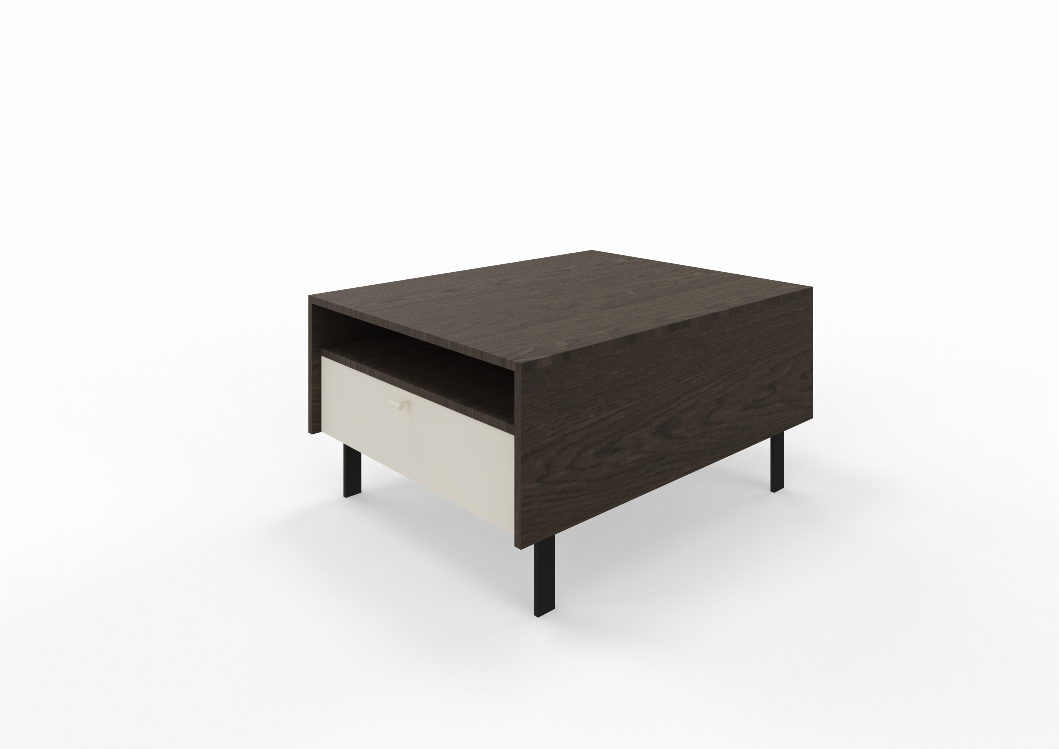 Konferenčný stolík Sumira 90 cm so zásuvkami - kašmír / Dub baltic storm / Rošt Drevené - Výpredaj expozície Stolík kawowy Sumira 90 cm so zásuvkami - kašmír / Dub baltic storm / Rošt Drevené - Limitovaná ponuka expozície