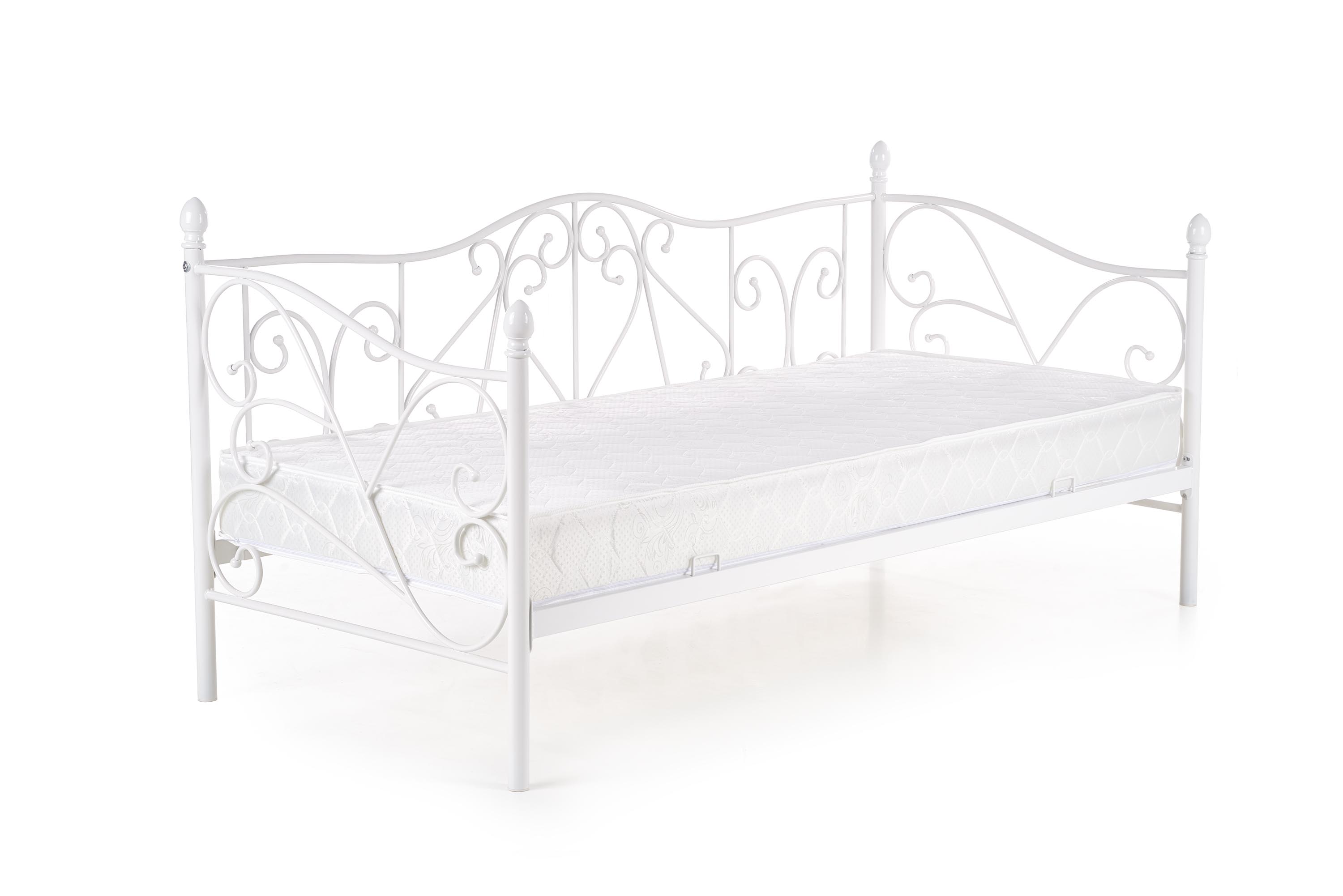 postel do ložnice Sumatra 90x200 biale sumatra postel bílá (1p=1ks.)