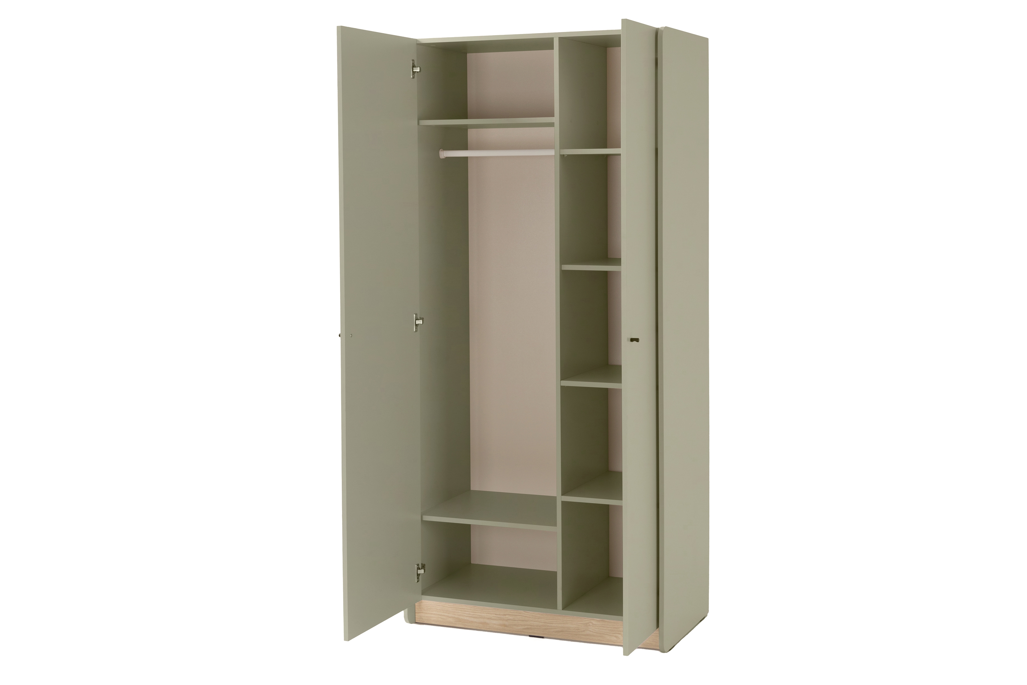 Skříň Alessio 90 cm - eukaliptus / dub baltic dune skříň Alessio 3 - 90 cm - eukaliptus / dub olejowany