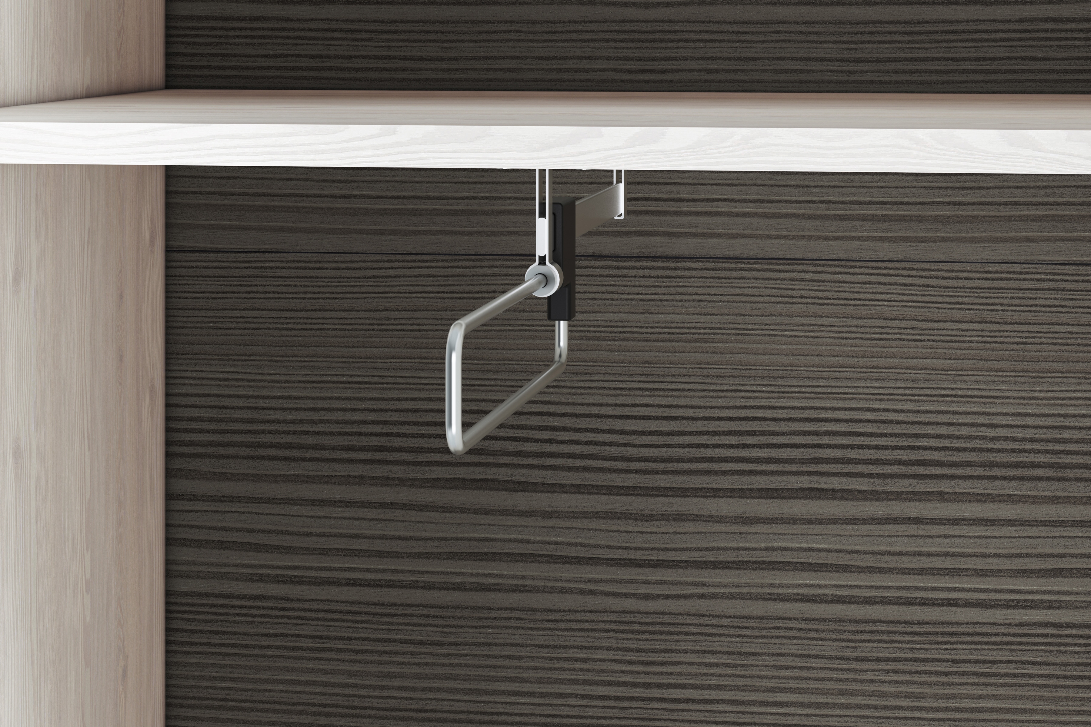 skříň Tonemo 19 jednodveřová 55 cm - borovice sNezna / new grey skříň Blanco 19 jednodveřová 55 cm - Borovice sNezna / new grey