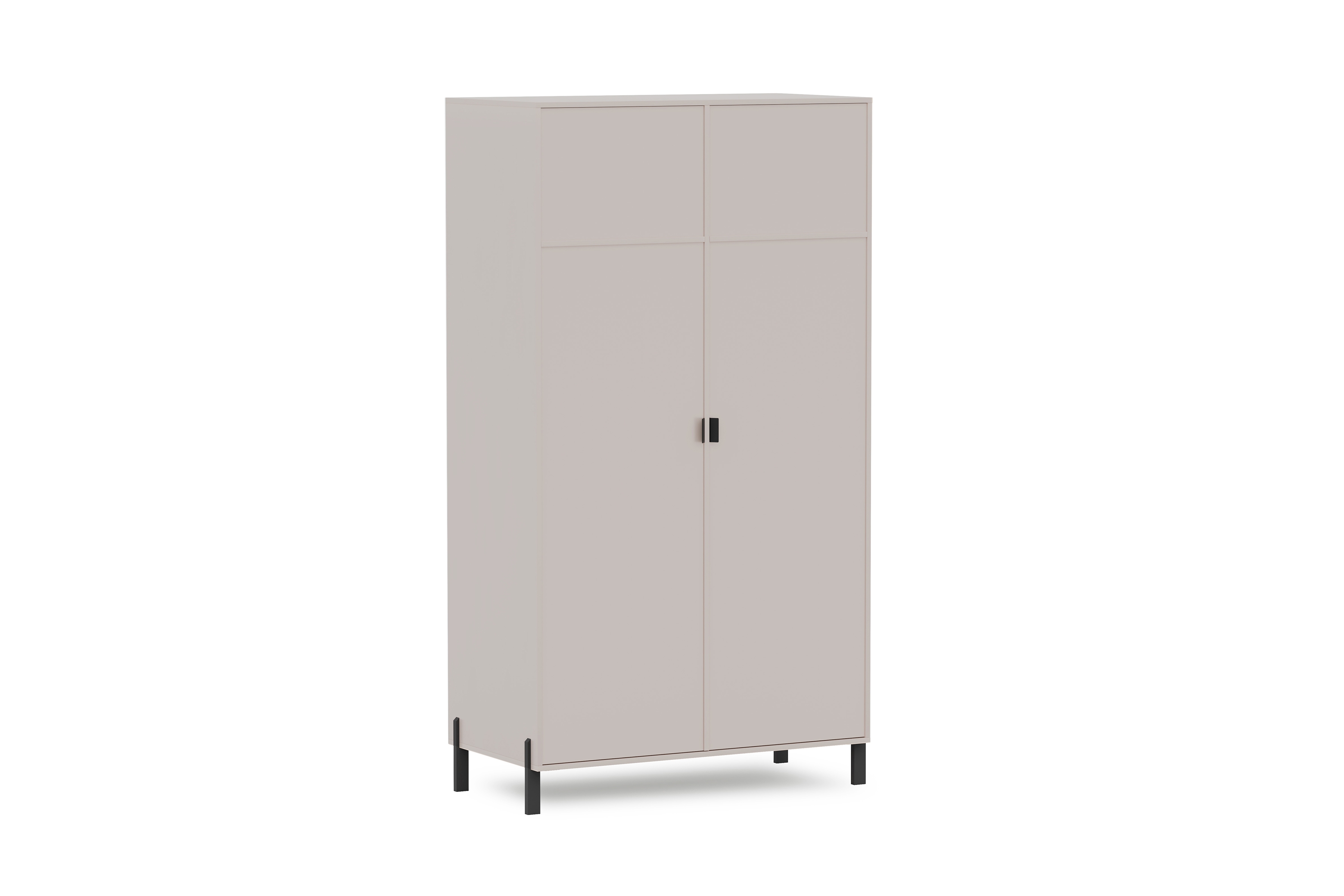 Dvoudveřová skříň Cremona - písková béžová skříň dvoudveřová Cremona - béžová Pískový 