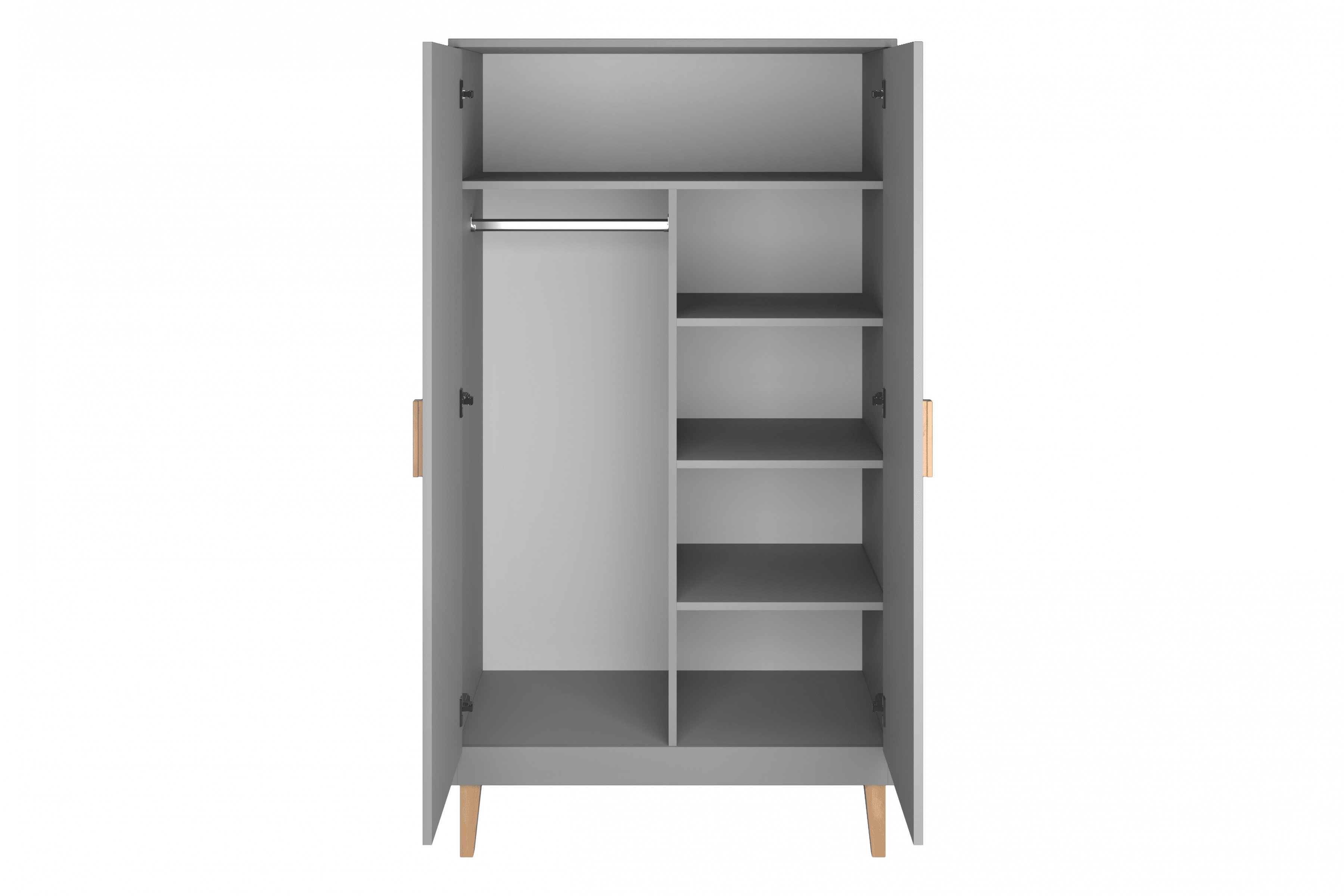 Dětská skříň Balio 100 cm - šedá skříň dziecieca Balio 100 cm - šedá