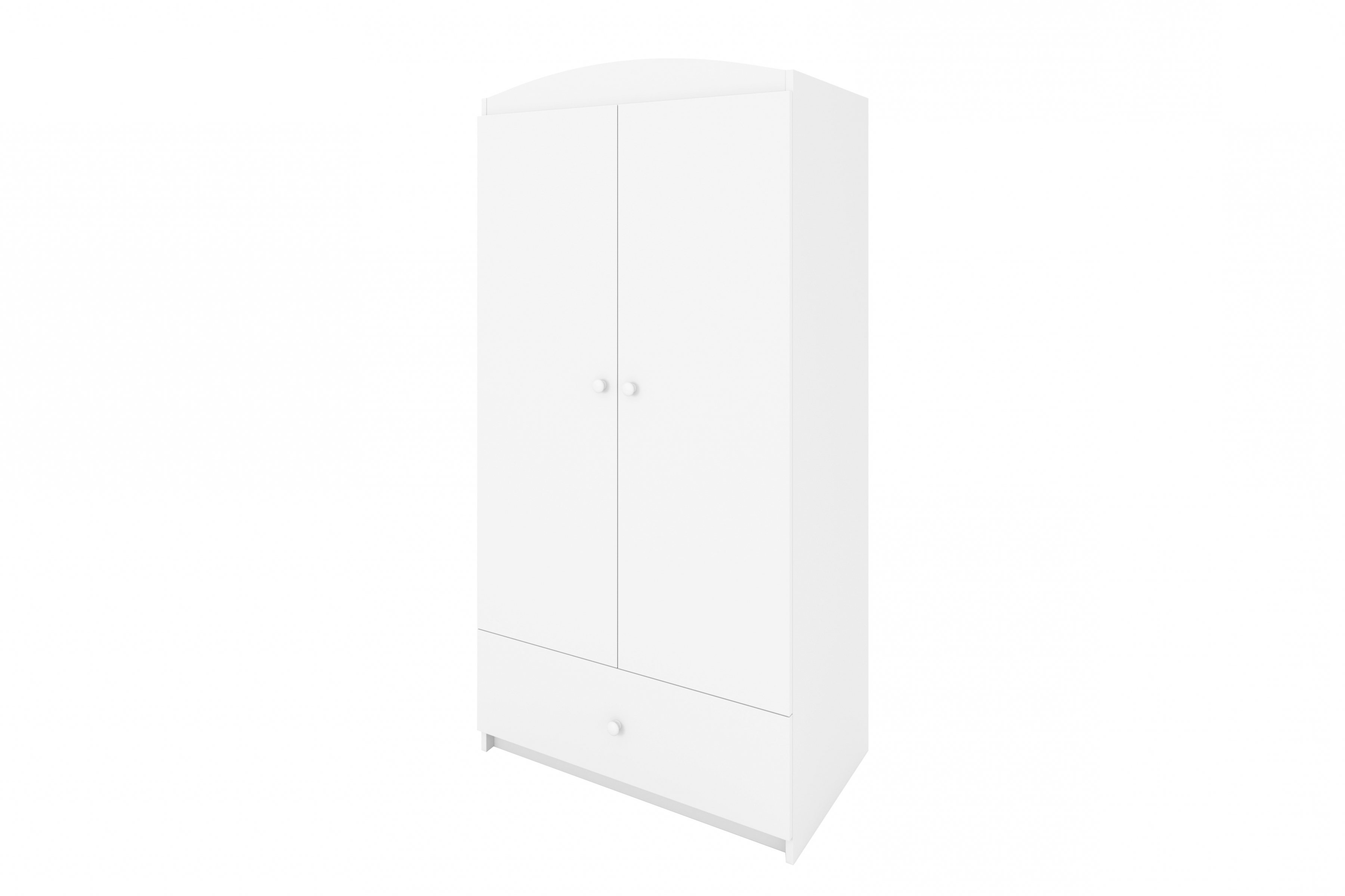 Dětská skříň Bonzo 90 cm se zásuvkou - bílá skříň dziecieca Bonzo 90 cm z szuflada - bílá