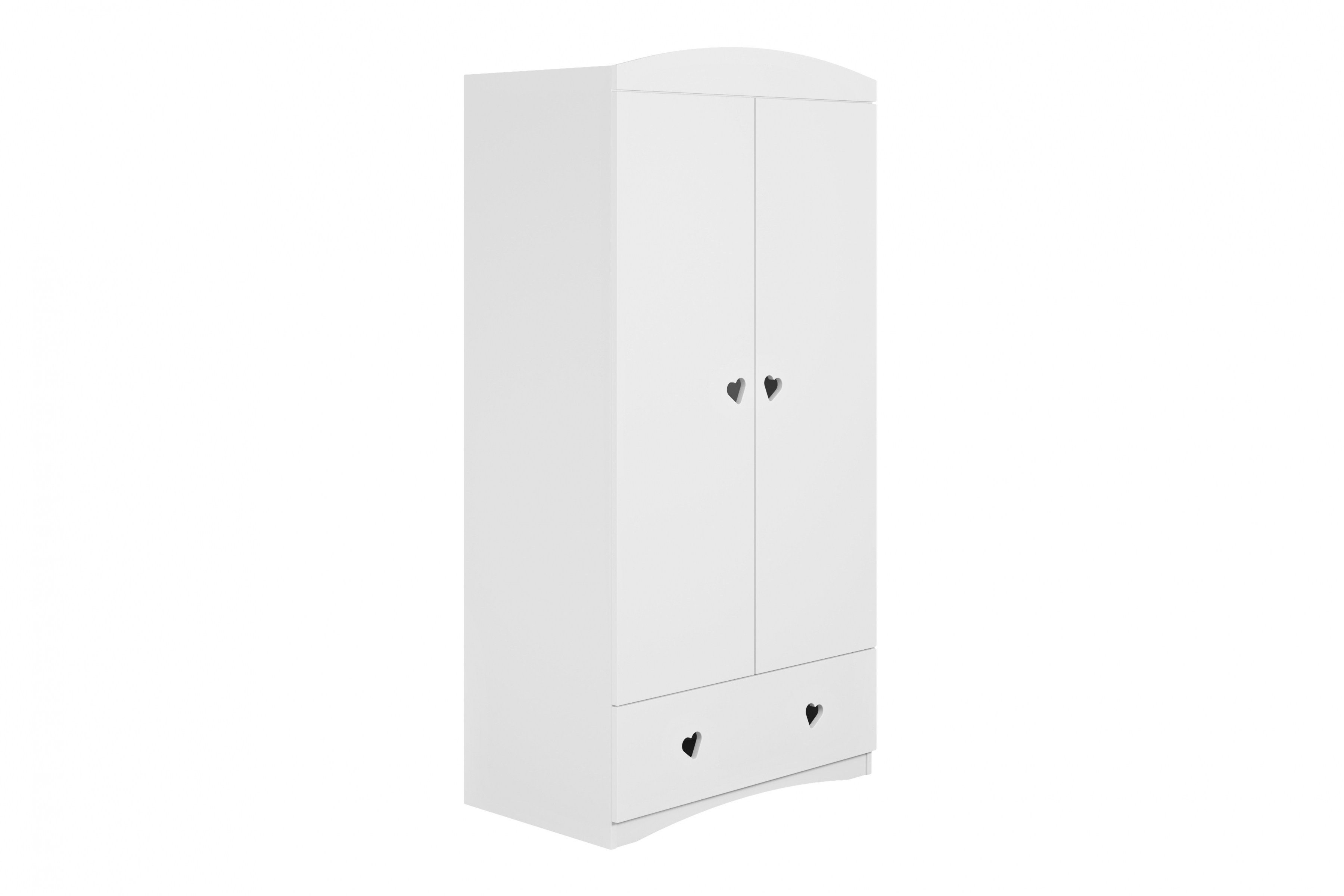 Detská šatníková skriňa Pateri 90 cm - biela Skriňa dziecieca Pateri 90 cm - Biely