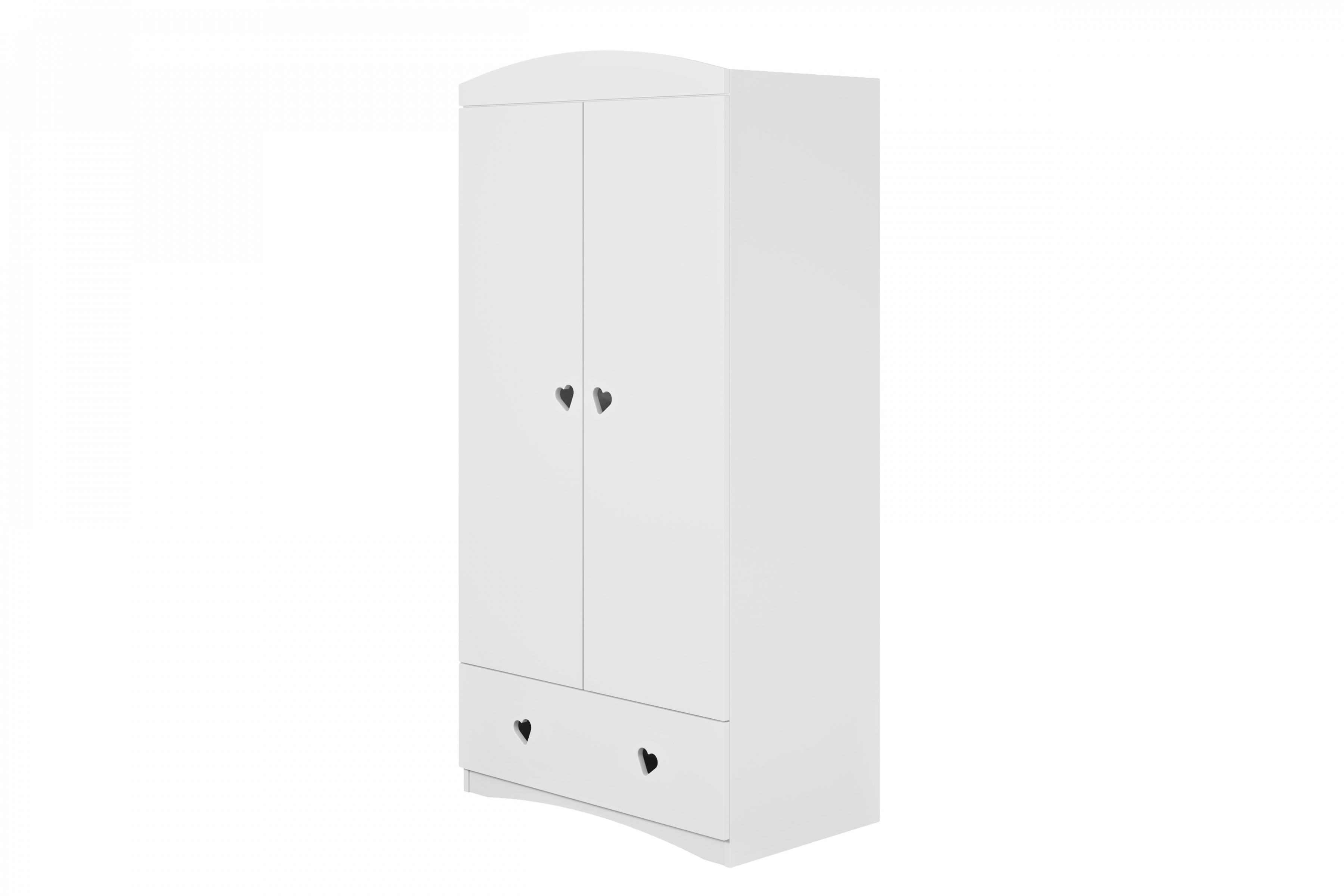 Detská šatníková skriňa Pateri 90 cm - biela Skriňa dziecieca Pateri 90 cm - Biely