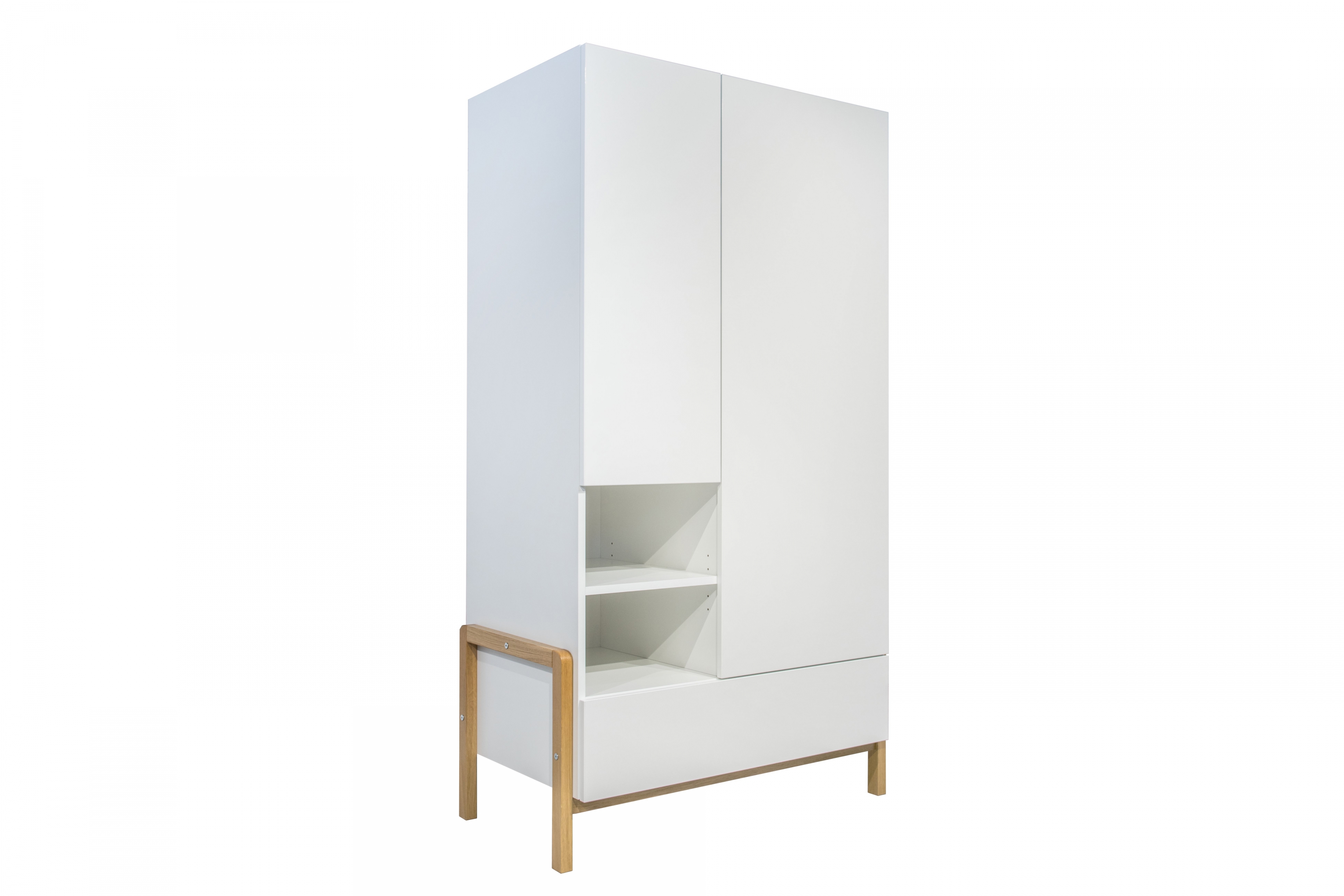 Dětská skříň Silia 100 cm - alpská bílá / dub skříň dziecieca Silia 100 cm - bílá alpská / dub