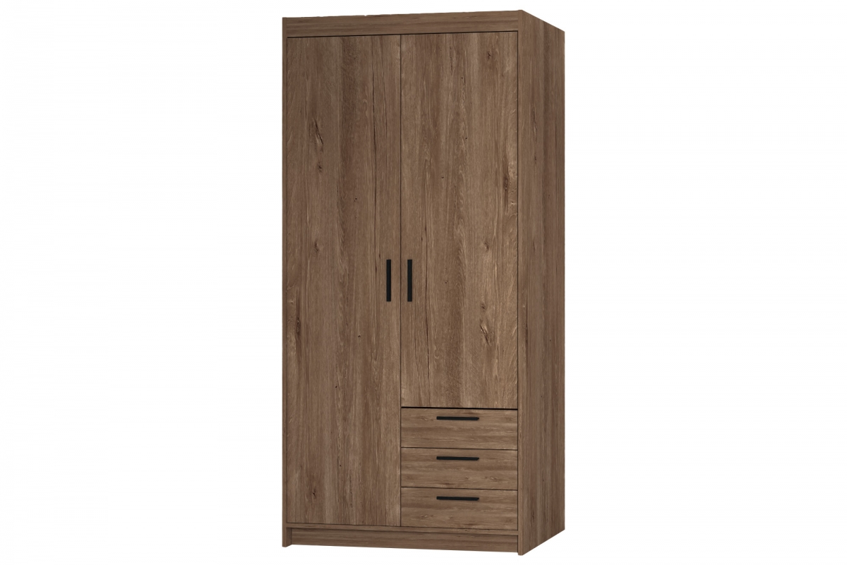 Skriňa Lena 2D3S so zásuvkami 90 cm - Dub Lefkas Skriňa Lena 2D3S so zásuvkami 90 cm - Dub Lefkas