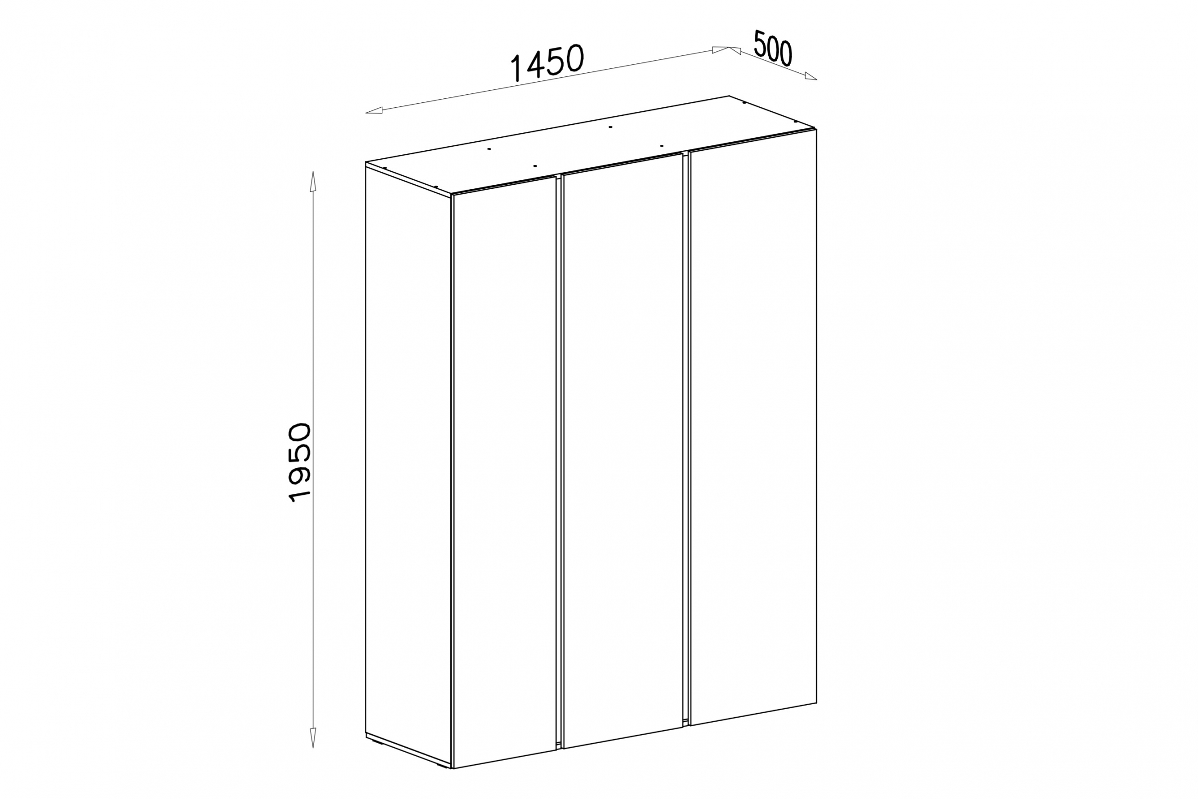 Skříň Luca 145 cm - béžová Pískový / dub olejowany skříň Luca 1 - 145 cm - béžová Pískový / dub olejowany