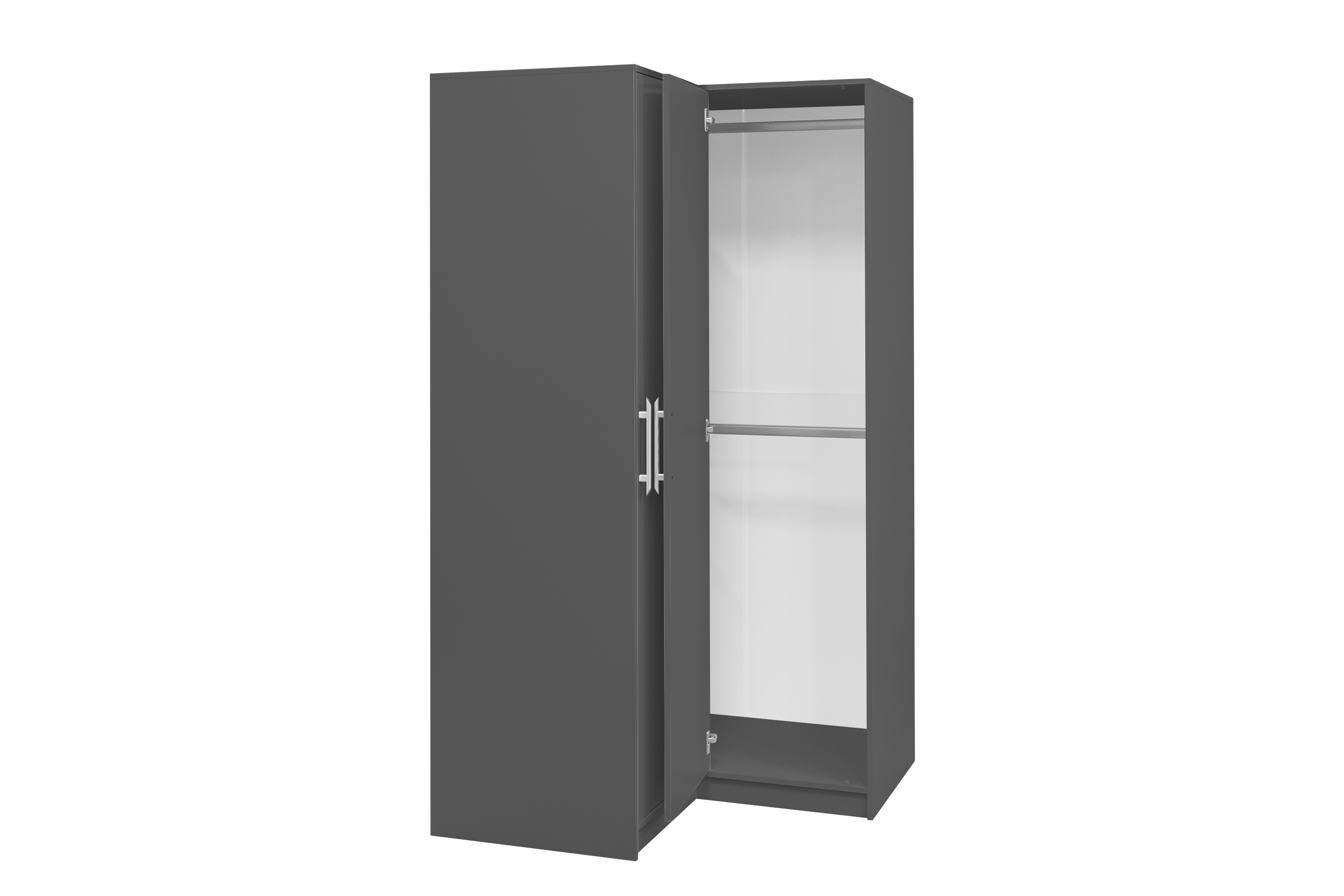 Rohová skříň Bali 109 cm - grafitová skříň rohová Bali 109 cm - grafit