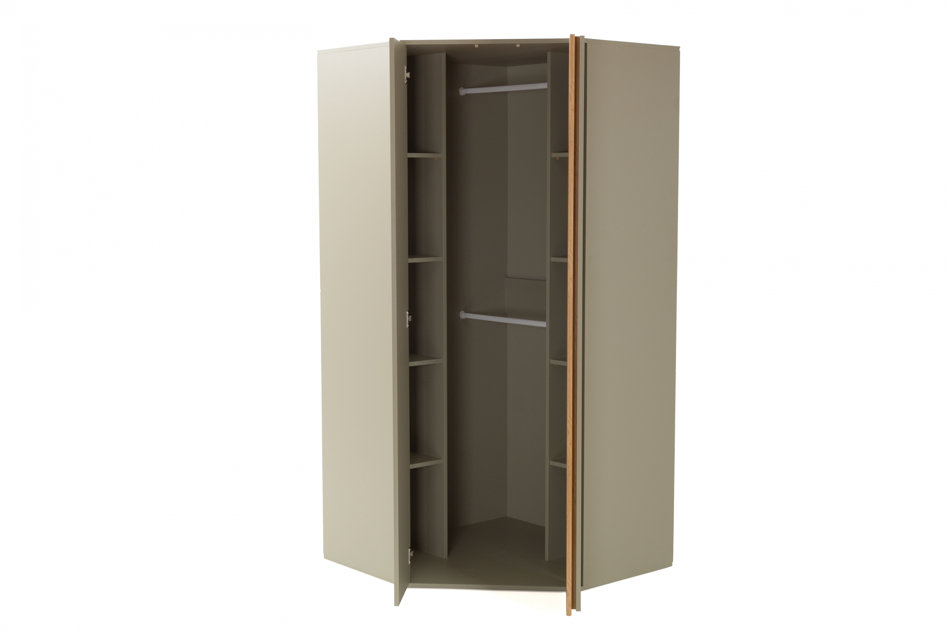 Skříň rohová Luca 95 cm - eukaliptus / dub baltic dune skříň rohová Luca 2 - 95 cm - eukaliptus / dub baltic dune