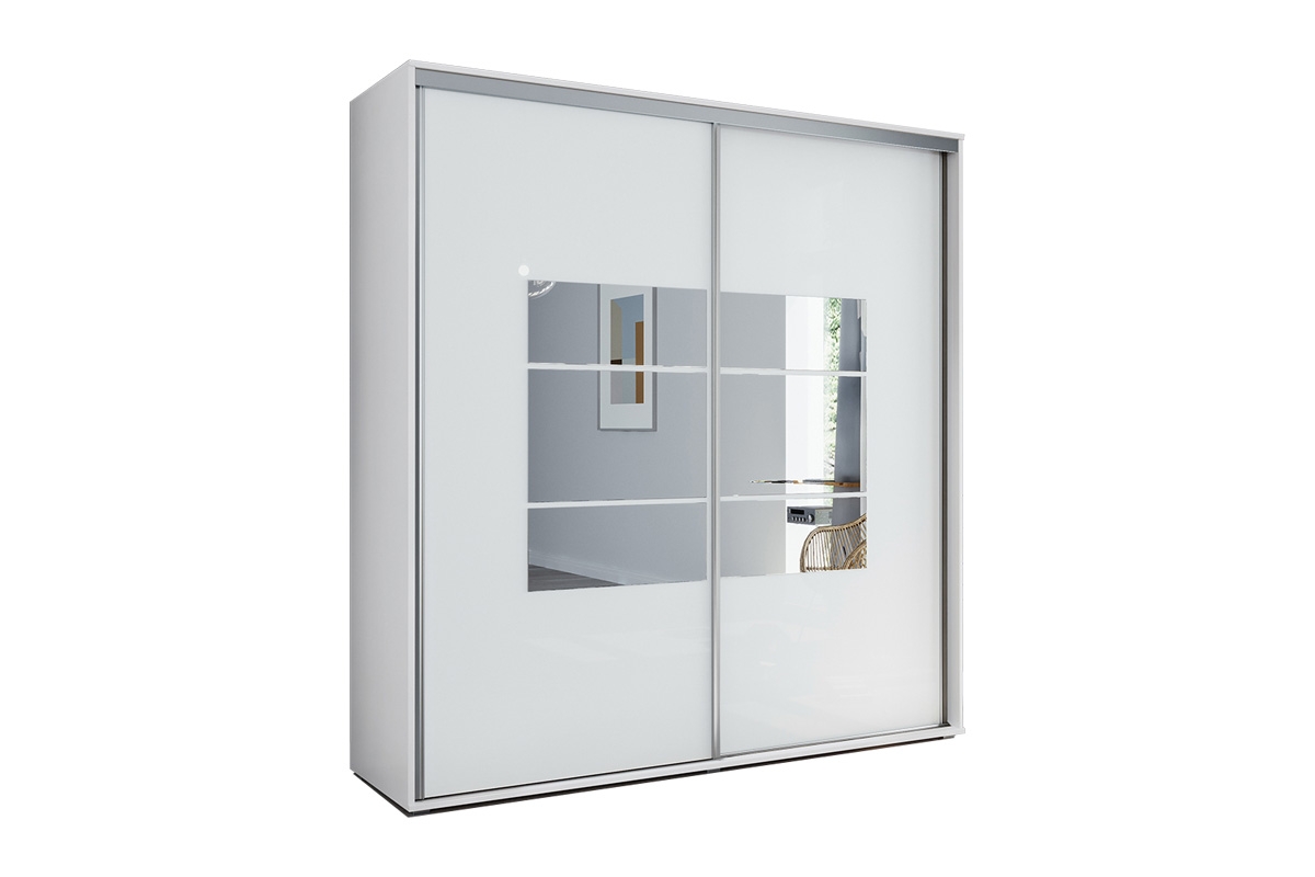 Skriňa s posuvnými dverami Senas 200/245 cm - Biely Skriňa s posuvnými dverami Senas 200/245 cm - Biely