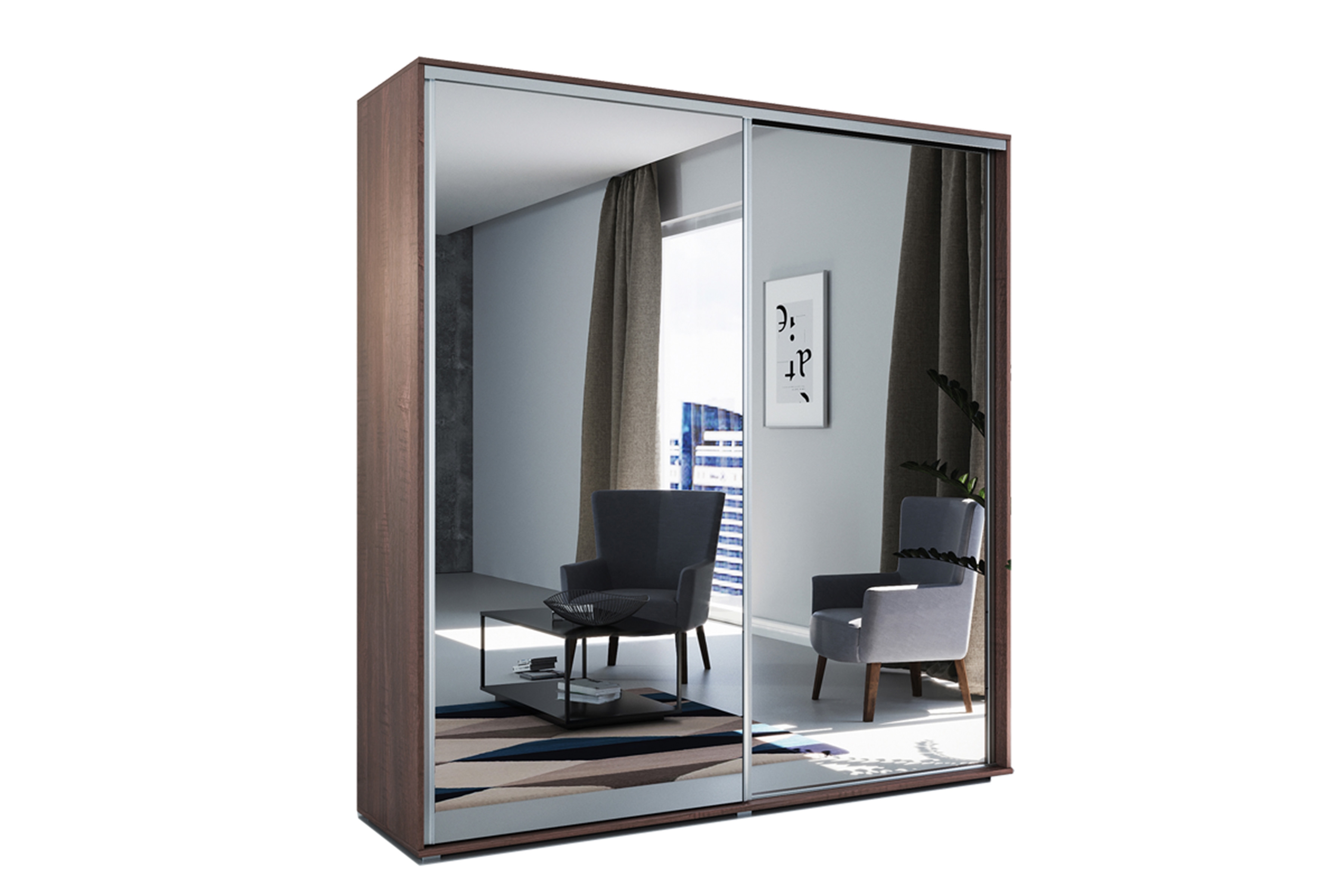 Skriňa Livio A1 125 Skriňa s posuvnými dverami Trofi 125/215 cm