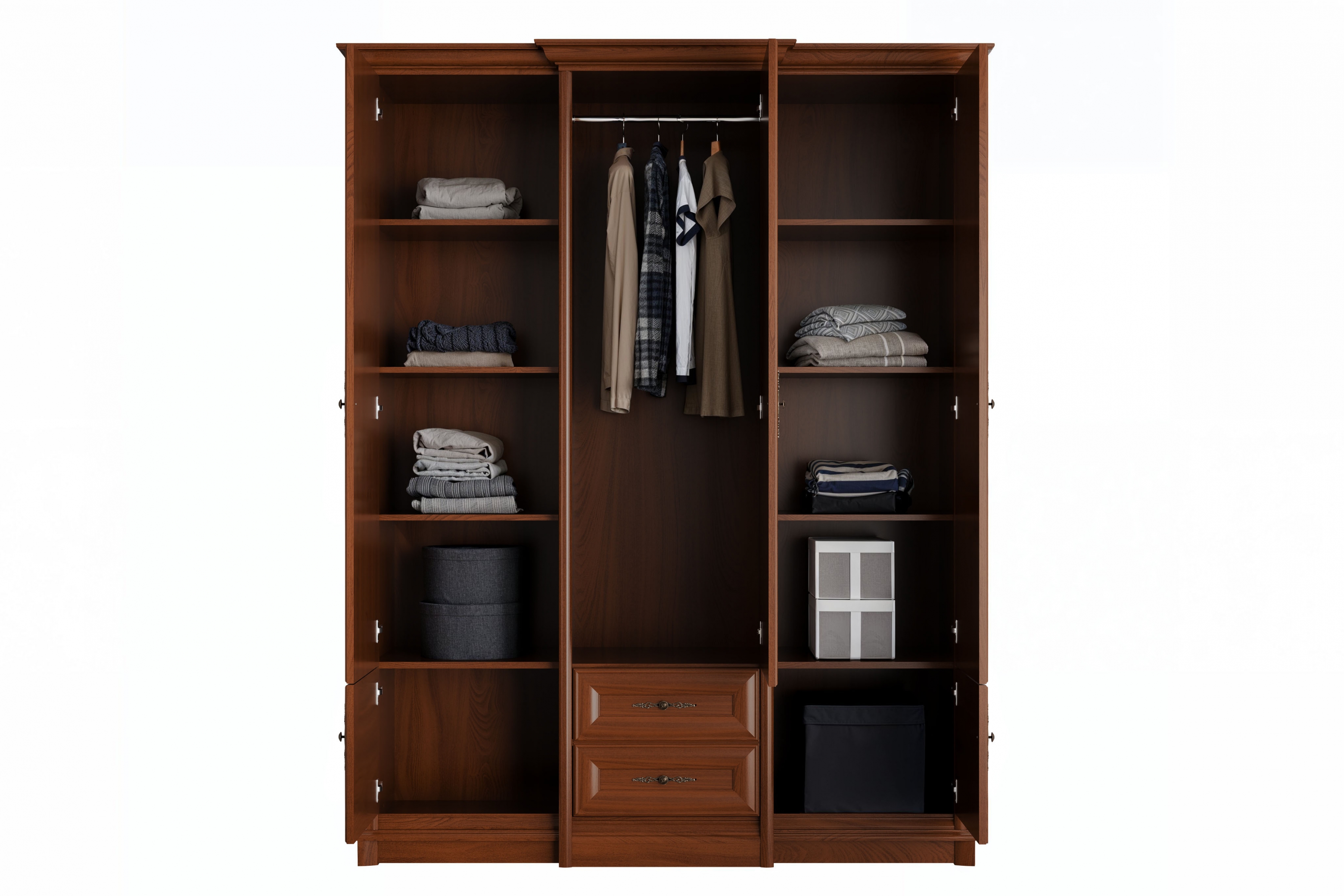 Skříň Sonata 180 cm se zrcadlem - kaštan šlechetný skříň Sonata z zrcadlem 180 cm - kaštan szlachetny