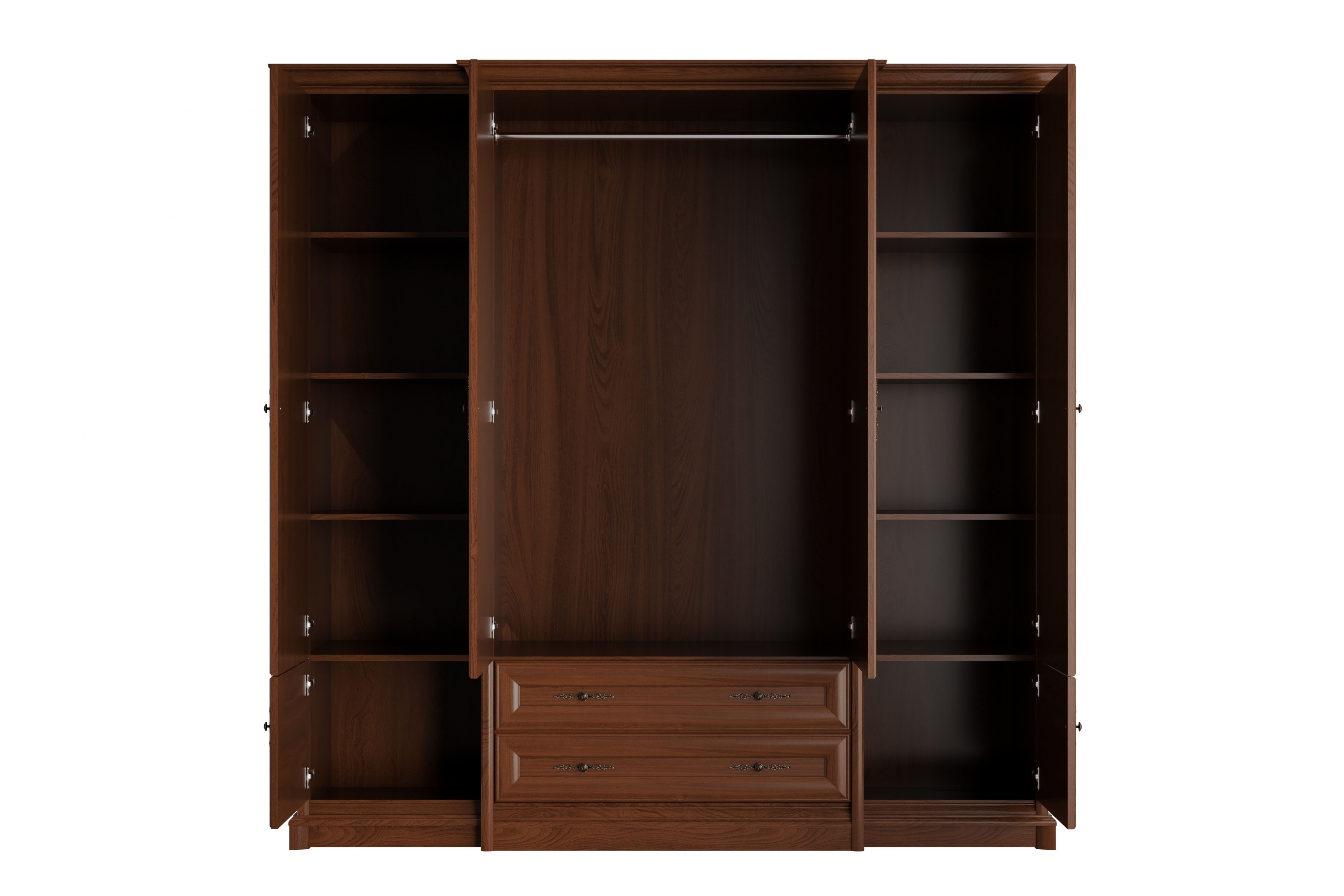 Skříň Sonata 230 cm se zásuvkami - kaštan šlechetný skříň Sonata se zásuvkami 230 cm - kaštan szlachetny