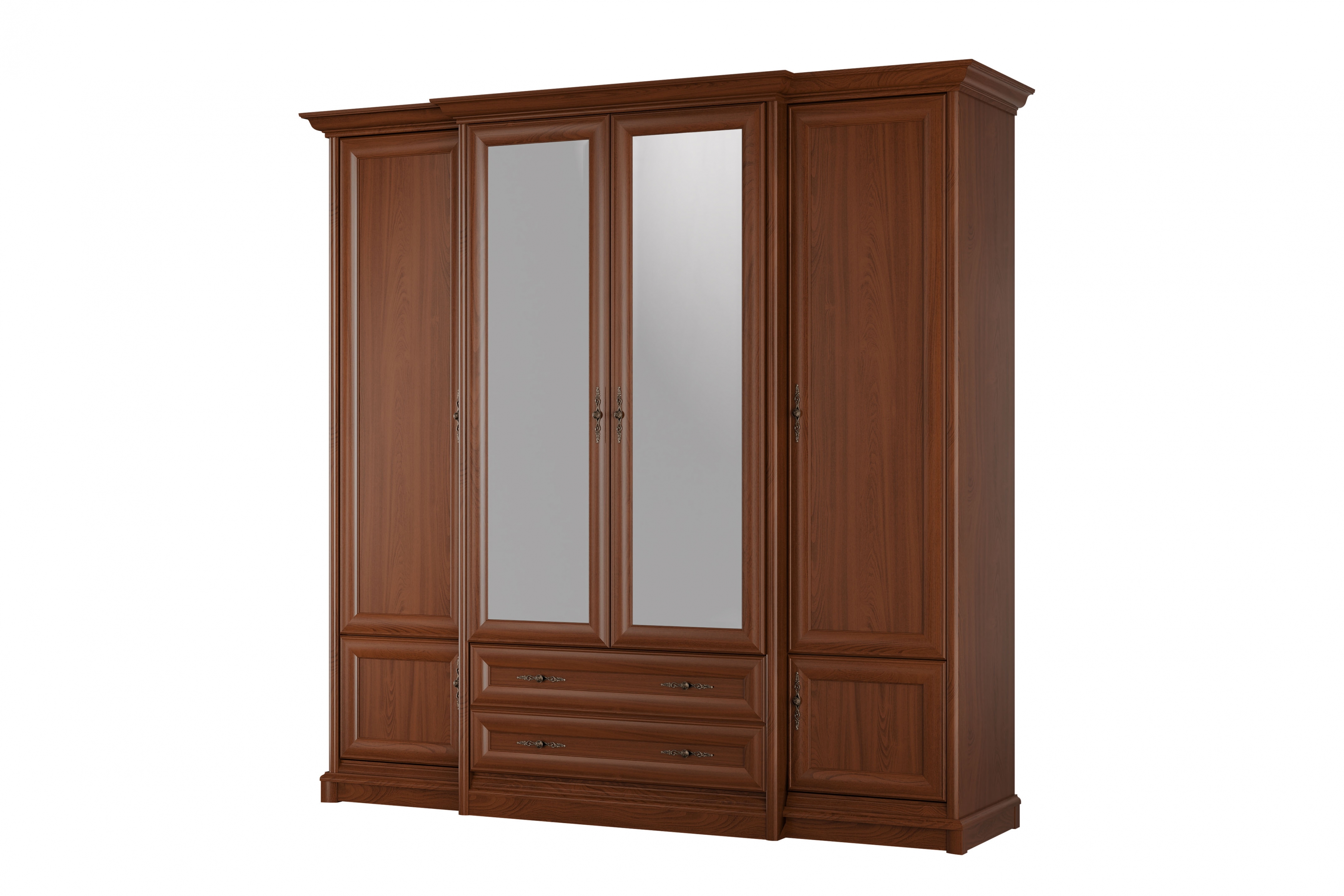 Skříň Sonata 230 cm se zásuvkami - kaštan šlechetný skříň Sonata se zásuvkami 230 cm - kaštan szlachetny