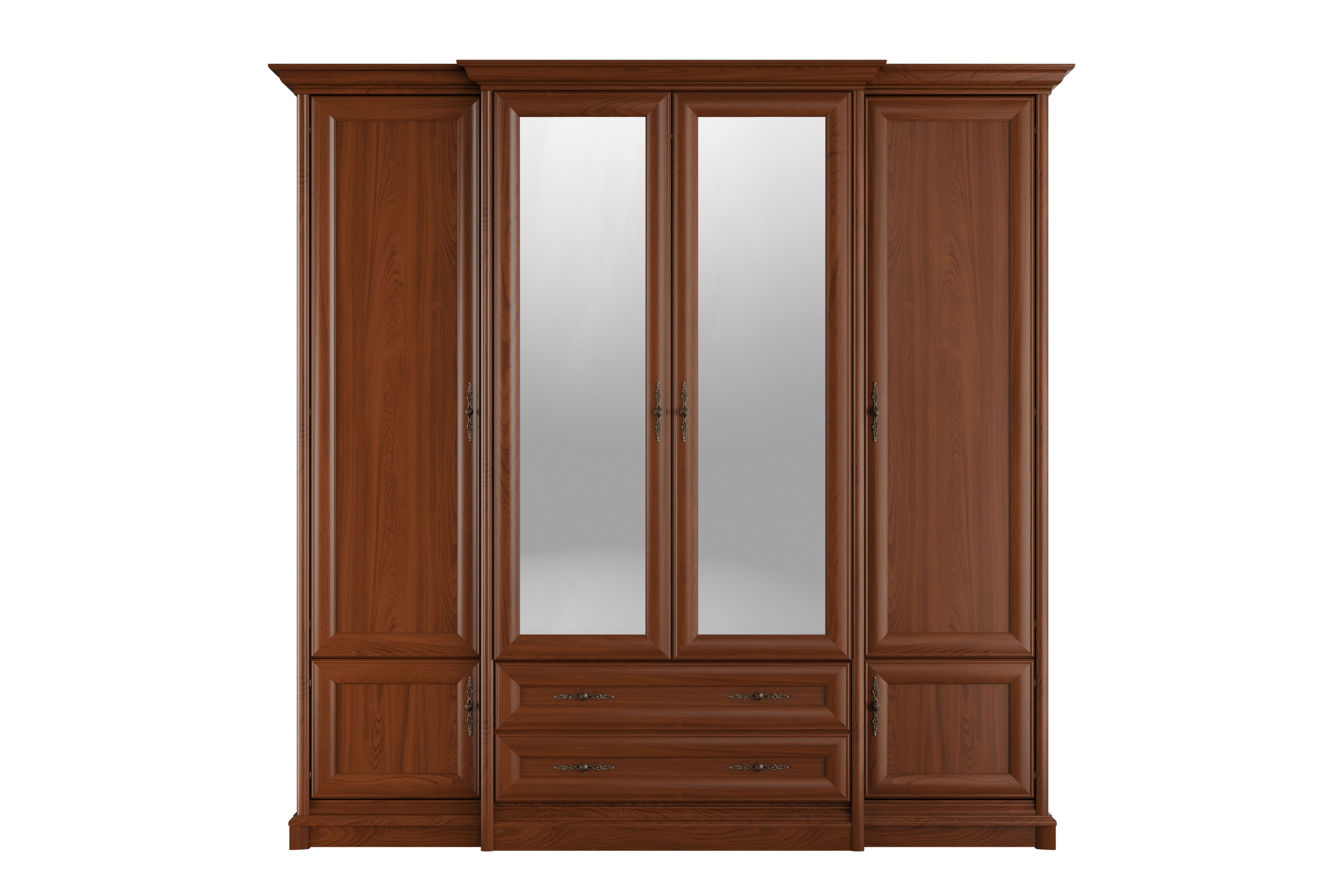 Skříň Sonata 230 cm se zásuvkami - kaštan šlechetný skříň Sonata se zásuvkami 230 cm - kaštan szlachetny