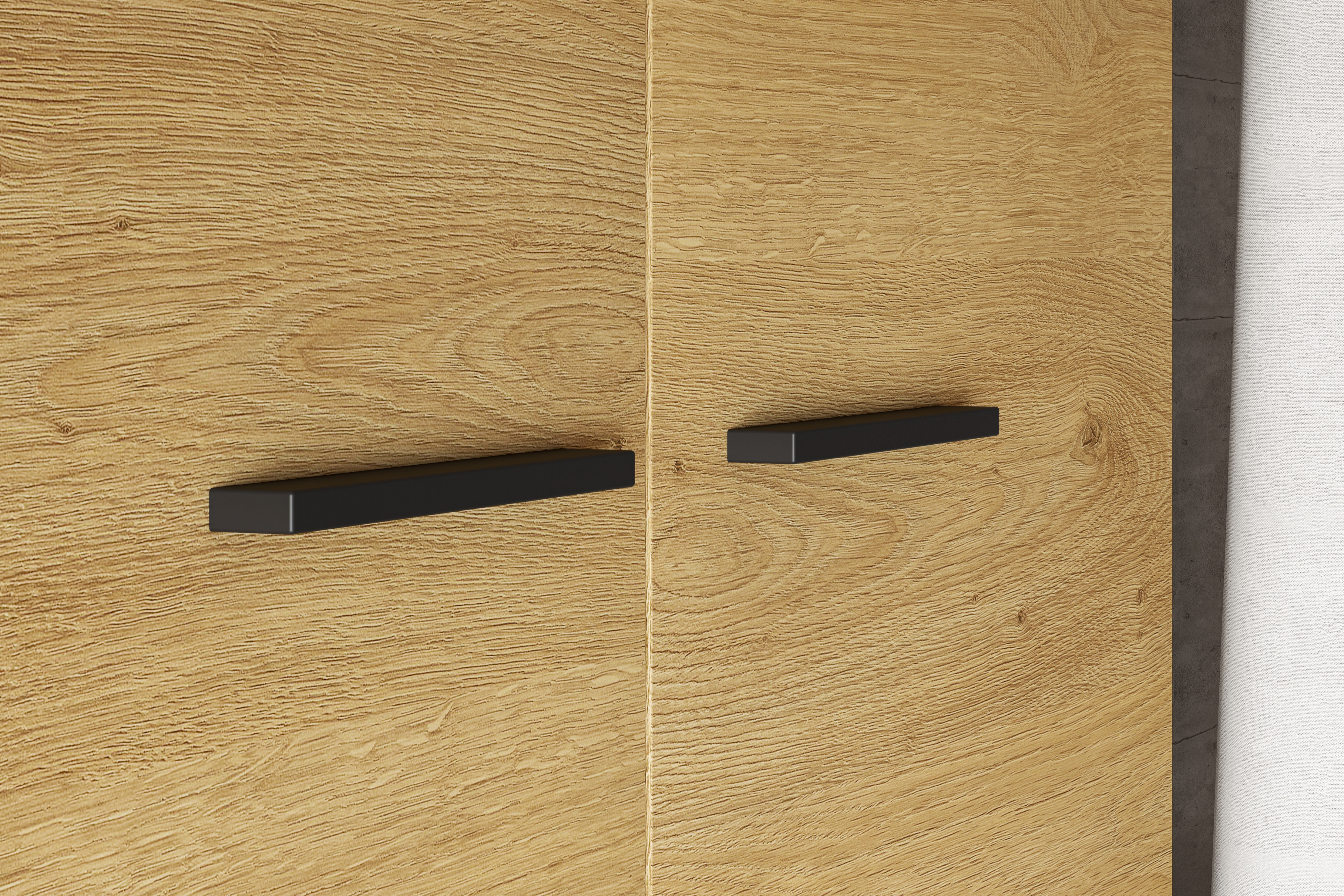 Šatníková skriňa Stivio 92 cm - dub stylový / čierny Skriňa Stivio 92 cm - Dub stylowy / Čierny