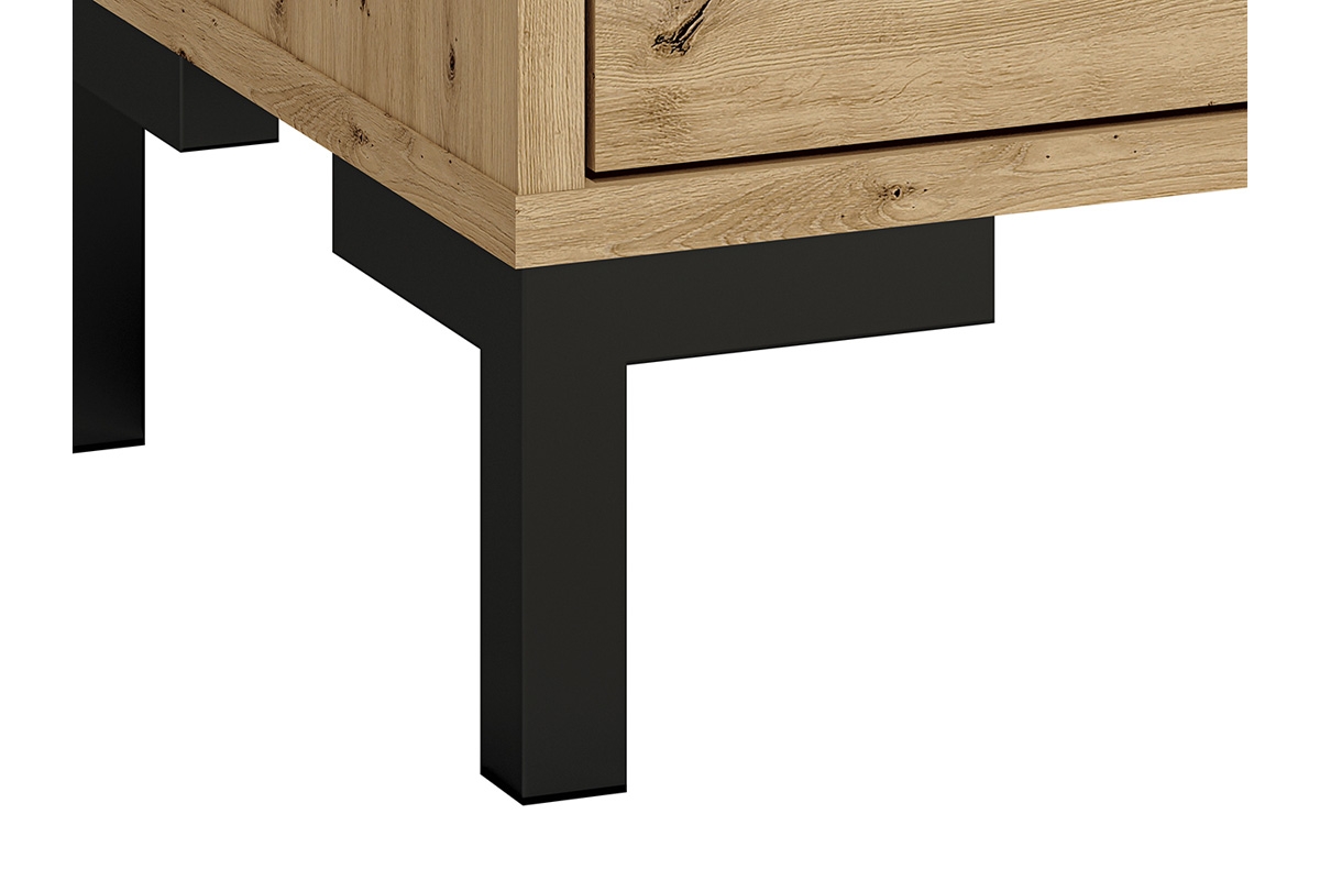 Jednodveřová skříň Klarso 01 55 cm - dub artisan stylové nožky