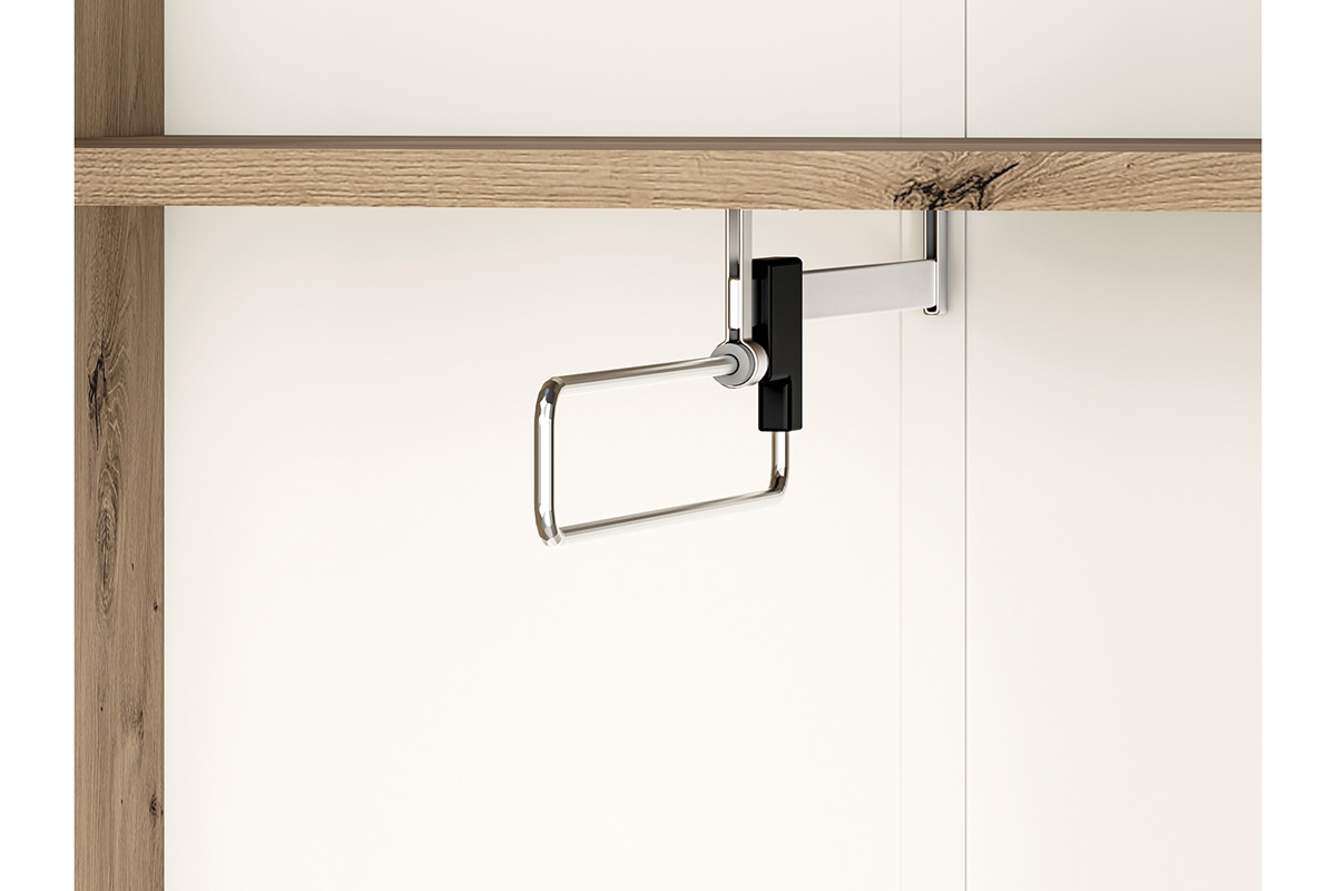 Jednodveřová skříň Klarso 01 55 cm - dub artisan šatní skříň