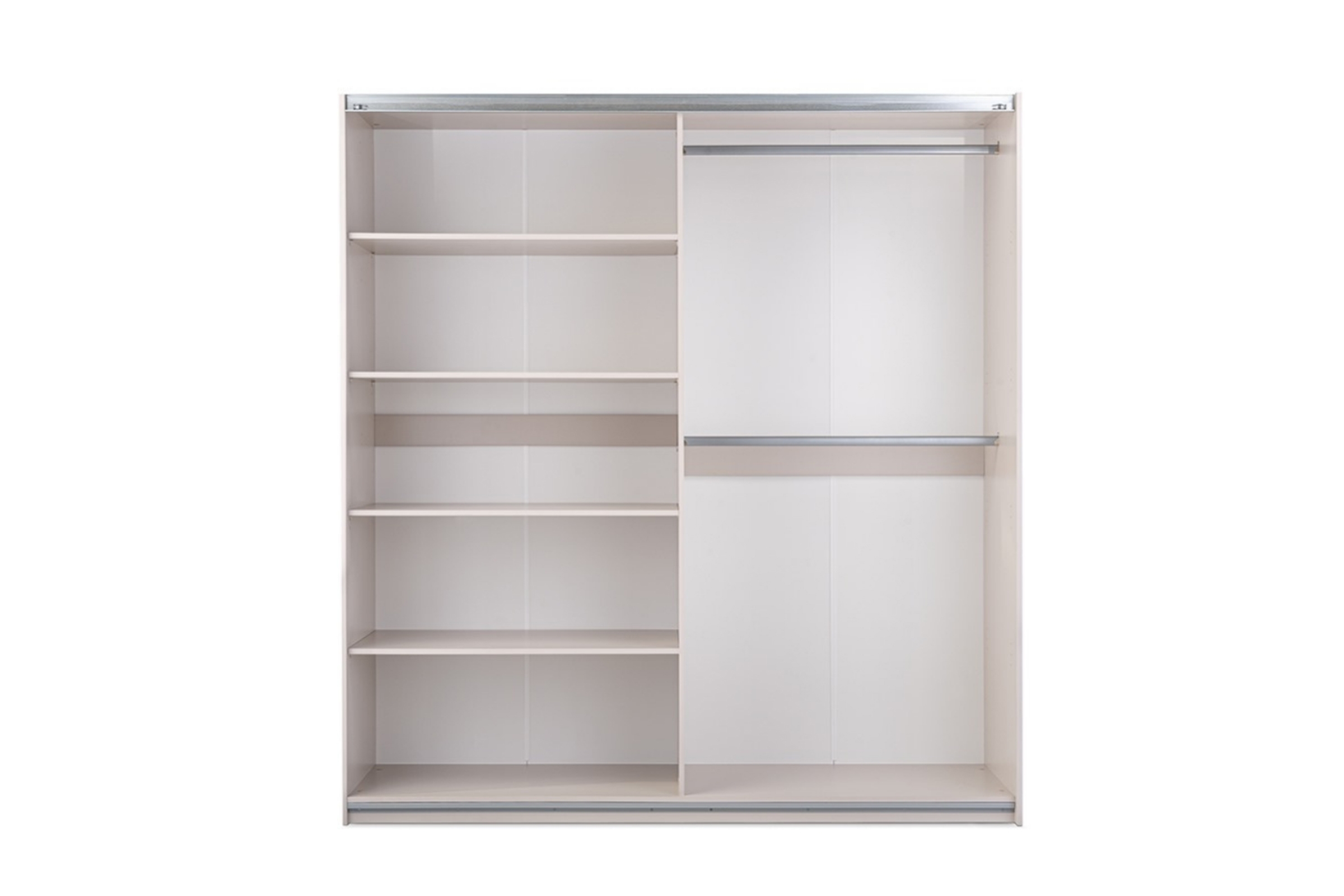 Skříň s posuvnými dveřmi Boston 250 cm se zrcadlem - kašmírová skříň z zrcadlem Dalmari 250 przesuwna - kašmír