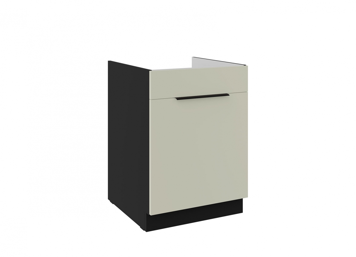 Kuchynská dolná skrinka Armonza 60ZL so zásuvkou pod umývadlo - kašmír Skrinka Kuchynská dolná Armonza 60ZL 1S z szuflada pod umývadlo - kašmír