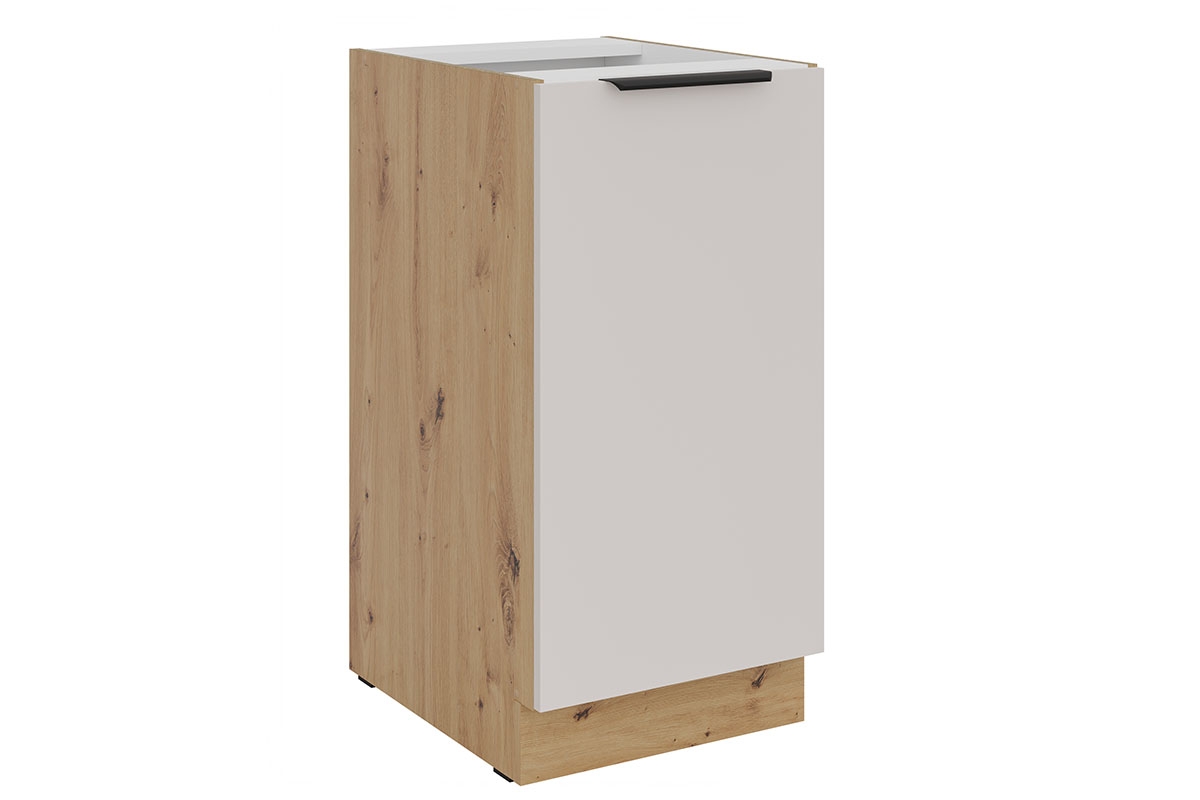 Kuchyňská spodní skříňka Arvani D40 jednodveřová - kašmír / dub artisan skříňka kuchyňská spodní Arvani D40 jednodveřová - kašmír / dub artisan