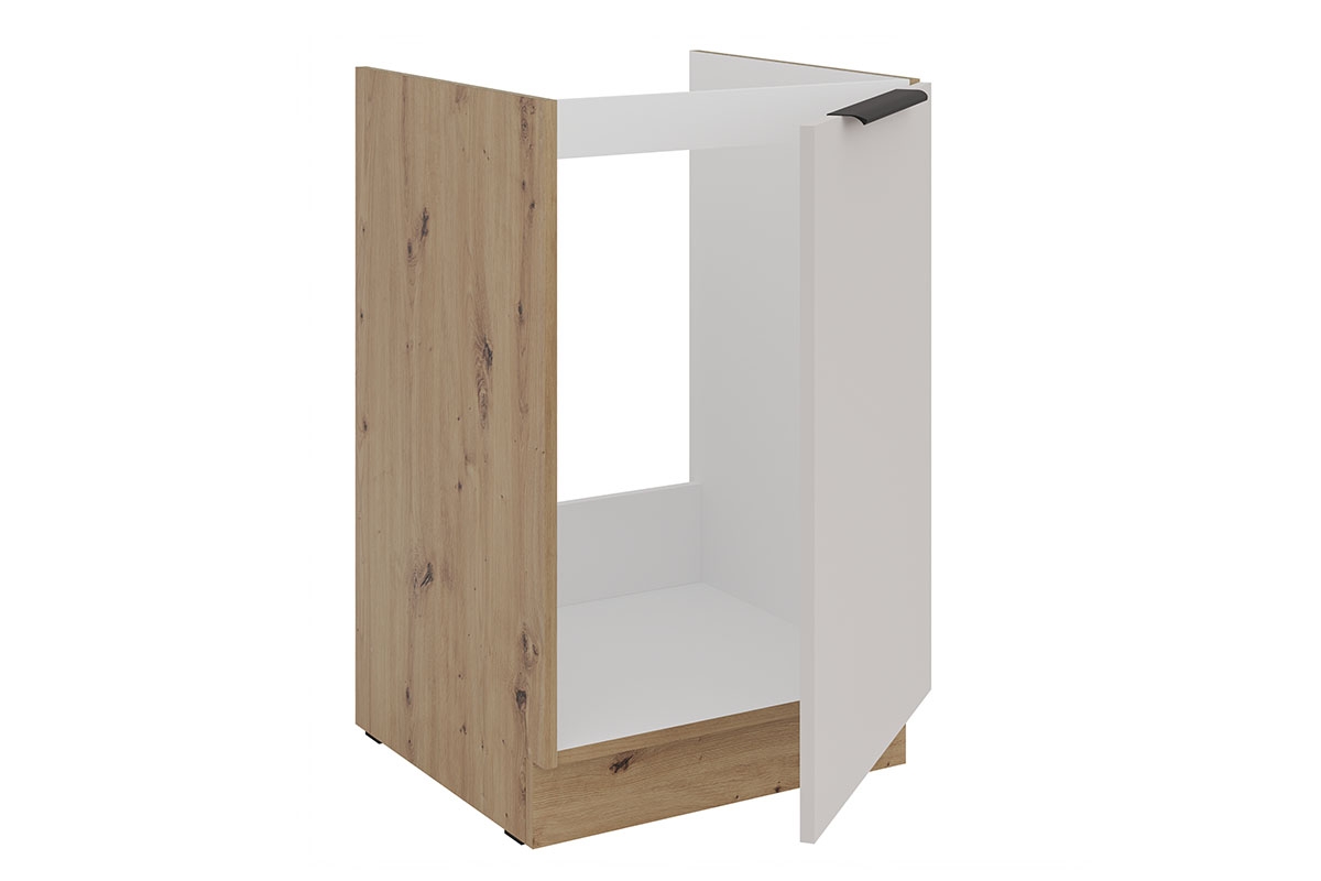 Kuchyňská spodní skříňka Arvani D50 ZL jednodveřová pod dřez - kašmír / dub artisan skříňka kuchyňská spodní Arvani D50 ZL jednodveřová pod zlewozmywak - kašmír / dub artisan