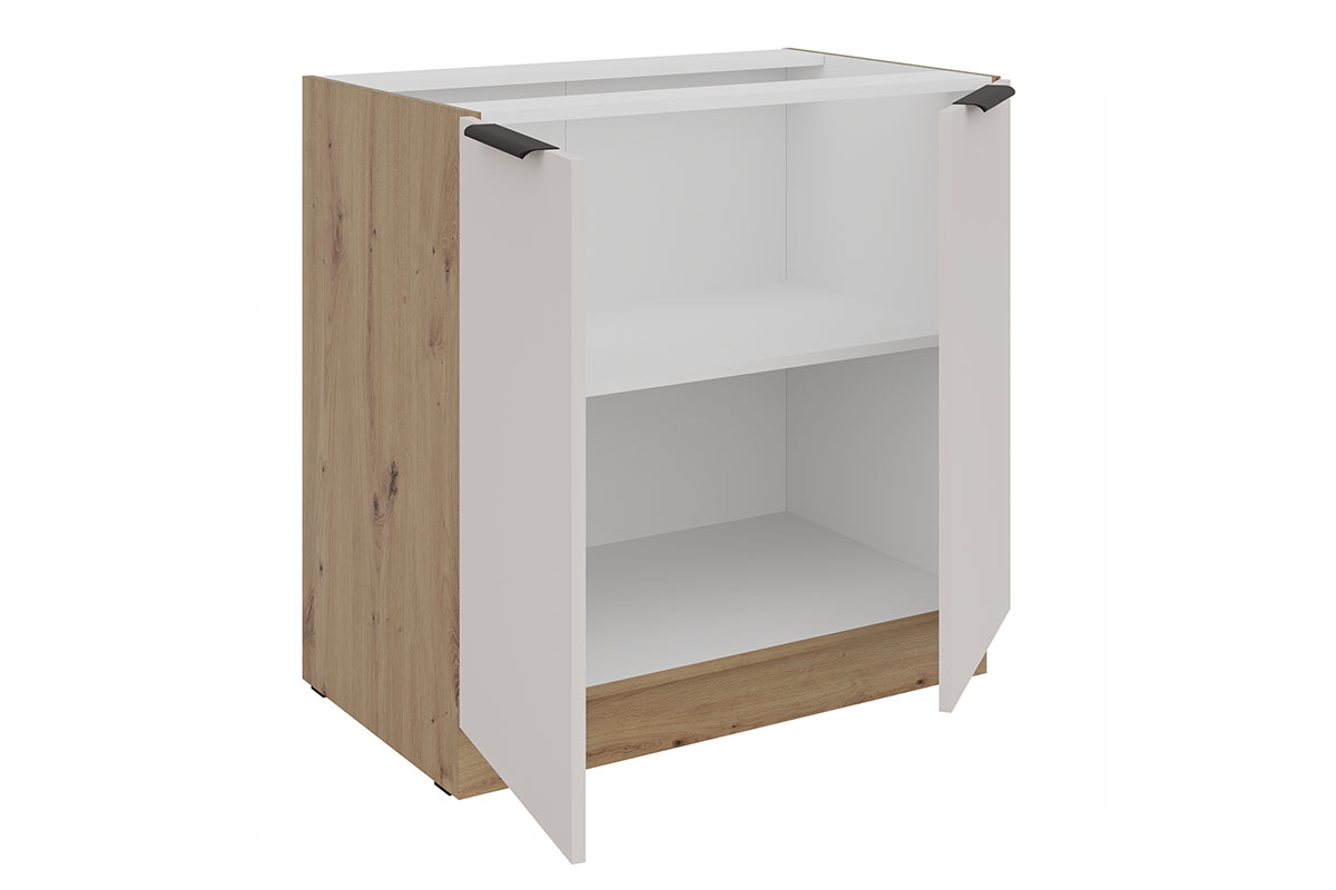 Kuchyňská spodní skříňka Arvani D80 dvoudveřová - kašmír / dub artisan skříňka kuchyňská spodní Arvani D80 dvoudveřová - kašmír / dub artisan