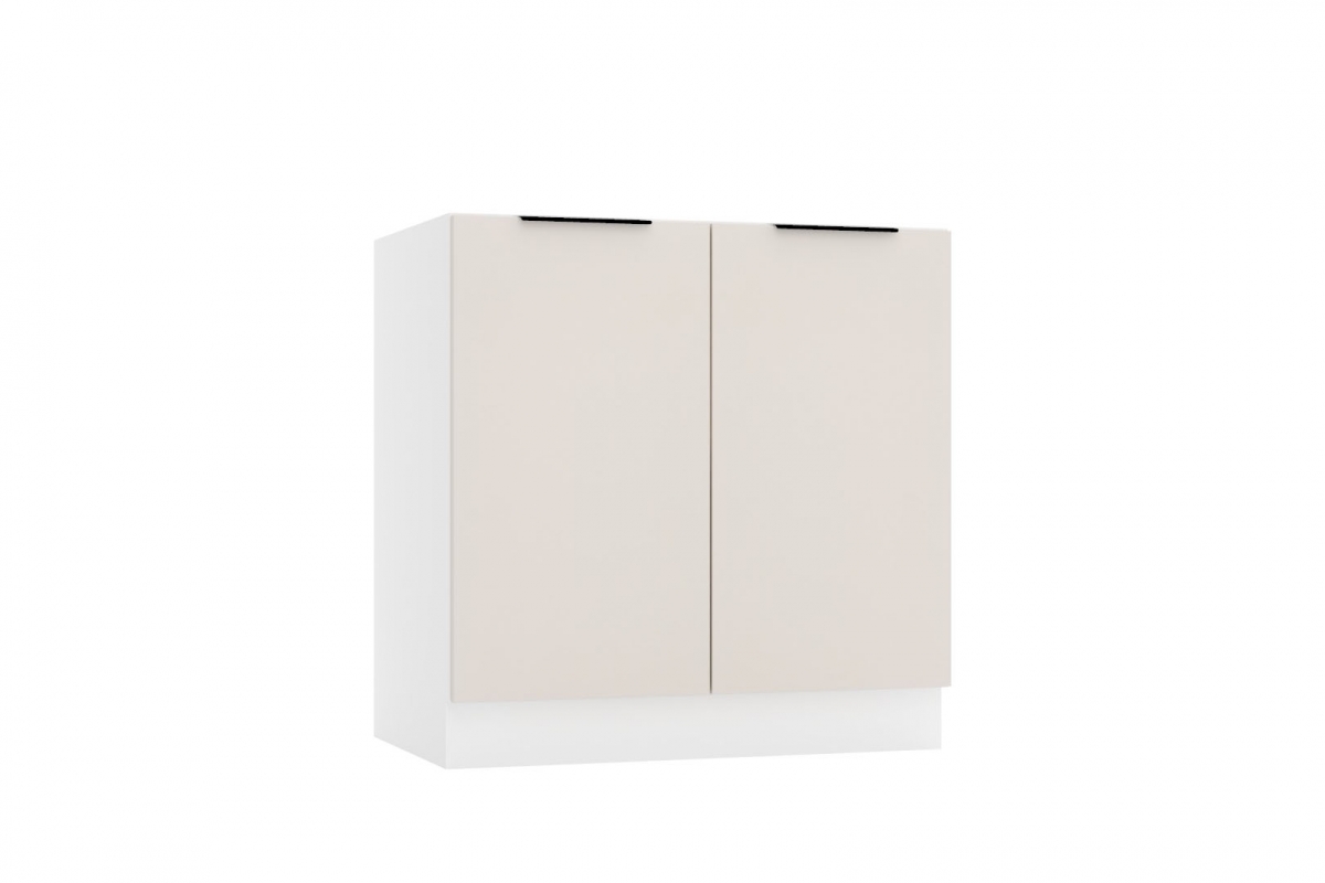 Spodní kuchyňská skříňka Sonja 80 cm dvoudveřová - béžová / písková Skříňka kuchyňská spodní dvoudveřová Sonja D80 - Béžová Pískový