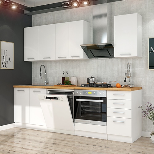 Elko 60 DG BB - skrinka pre vstavaný sporák Skrinka Kuchynská dolná Elko 60D GAZ pre vstavanu ruru - Biela