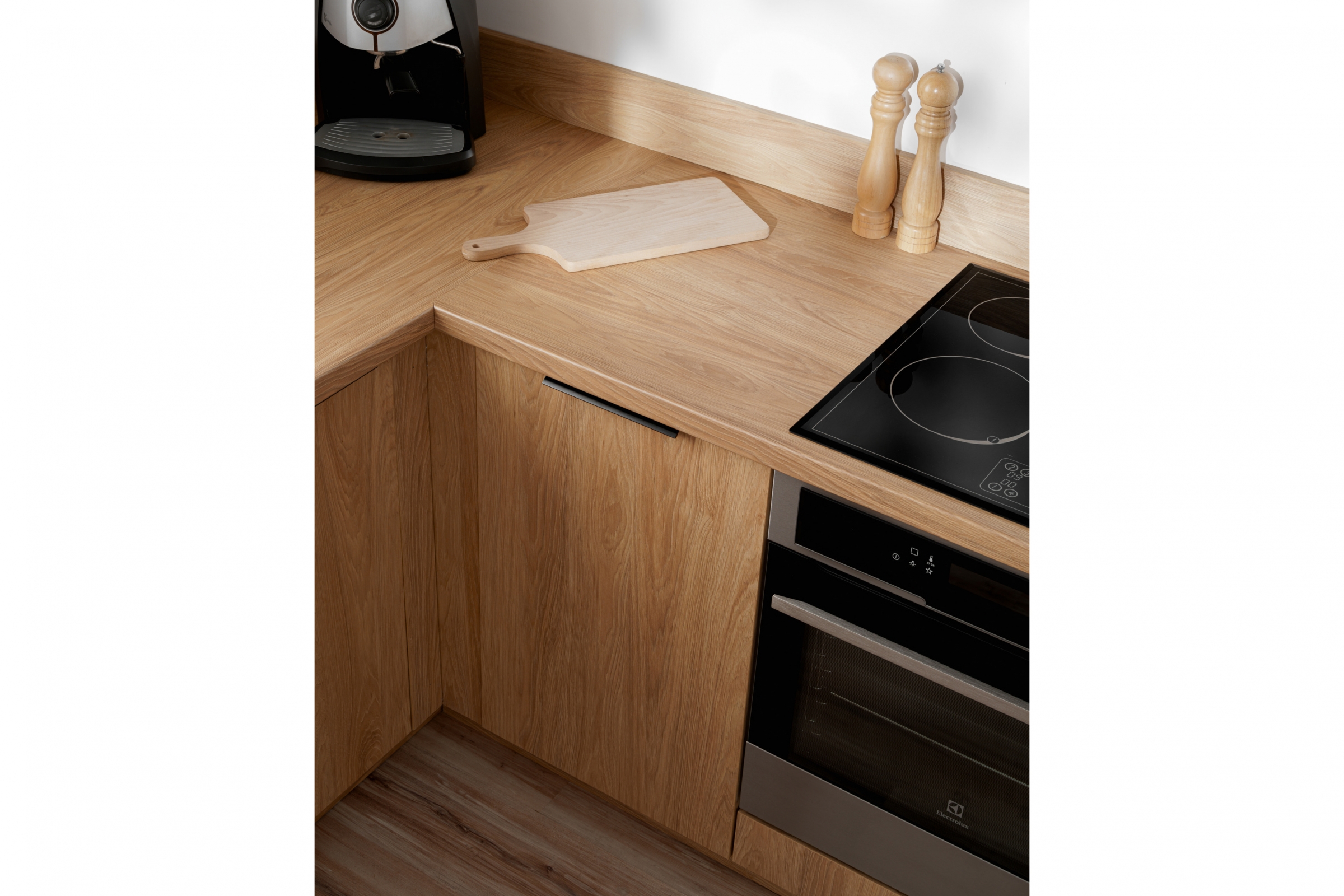 Spodní kuchyňská rohová skříňka Ilandia DPR110x65 jednodveřová - dub hikora Skříňka kuchyňská spodní Ilandia DPR110x65 rohová jednodveřová - dub hikora