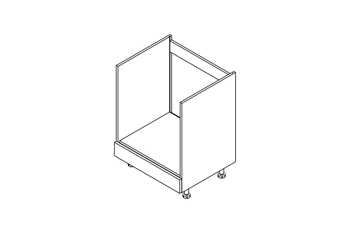Skrinka Kuchynská dolná KAMMONO P2 DP60 do riadu plyty grzewczej i piekarnika Skrinka Kuchynská dolná KAMMONO P2 DP60 do riadu plyty grzewczej i piekarnika