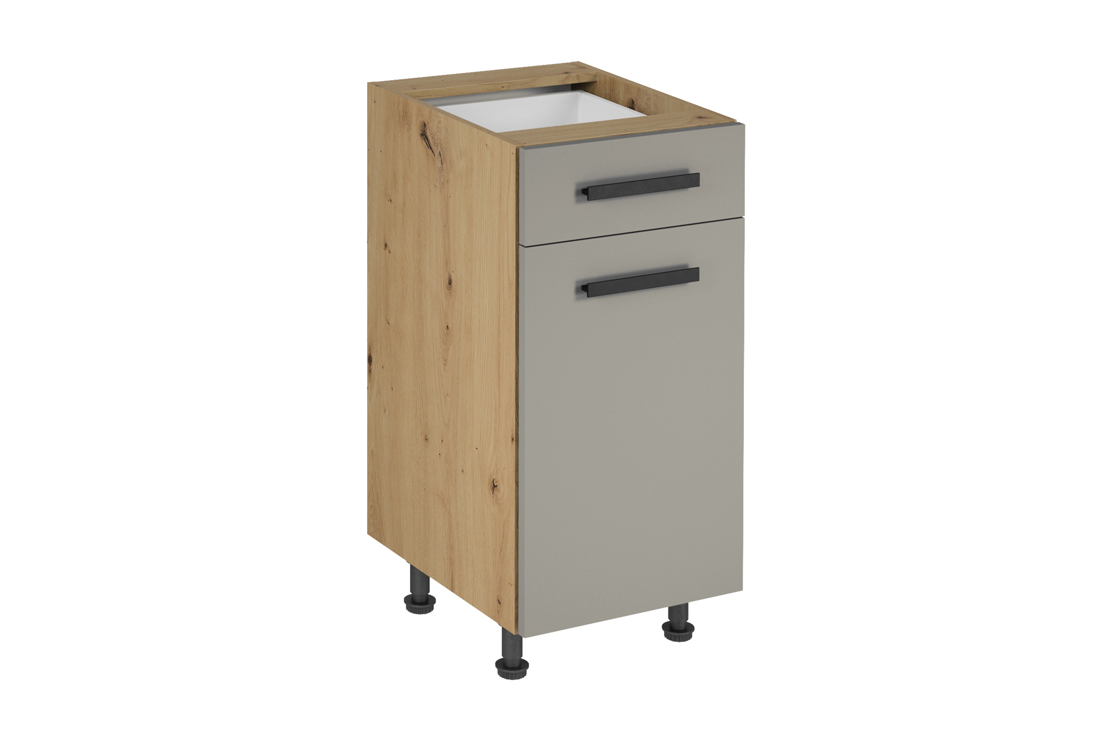 Skrinka Kuchynská dolná Langen D40S1 jednodverová z szuflada - beige Skrinka Kuchynská dolná Langen D40S1 jednodverová z szuflada - beige