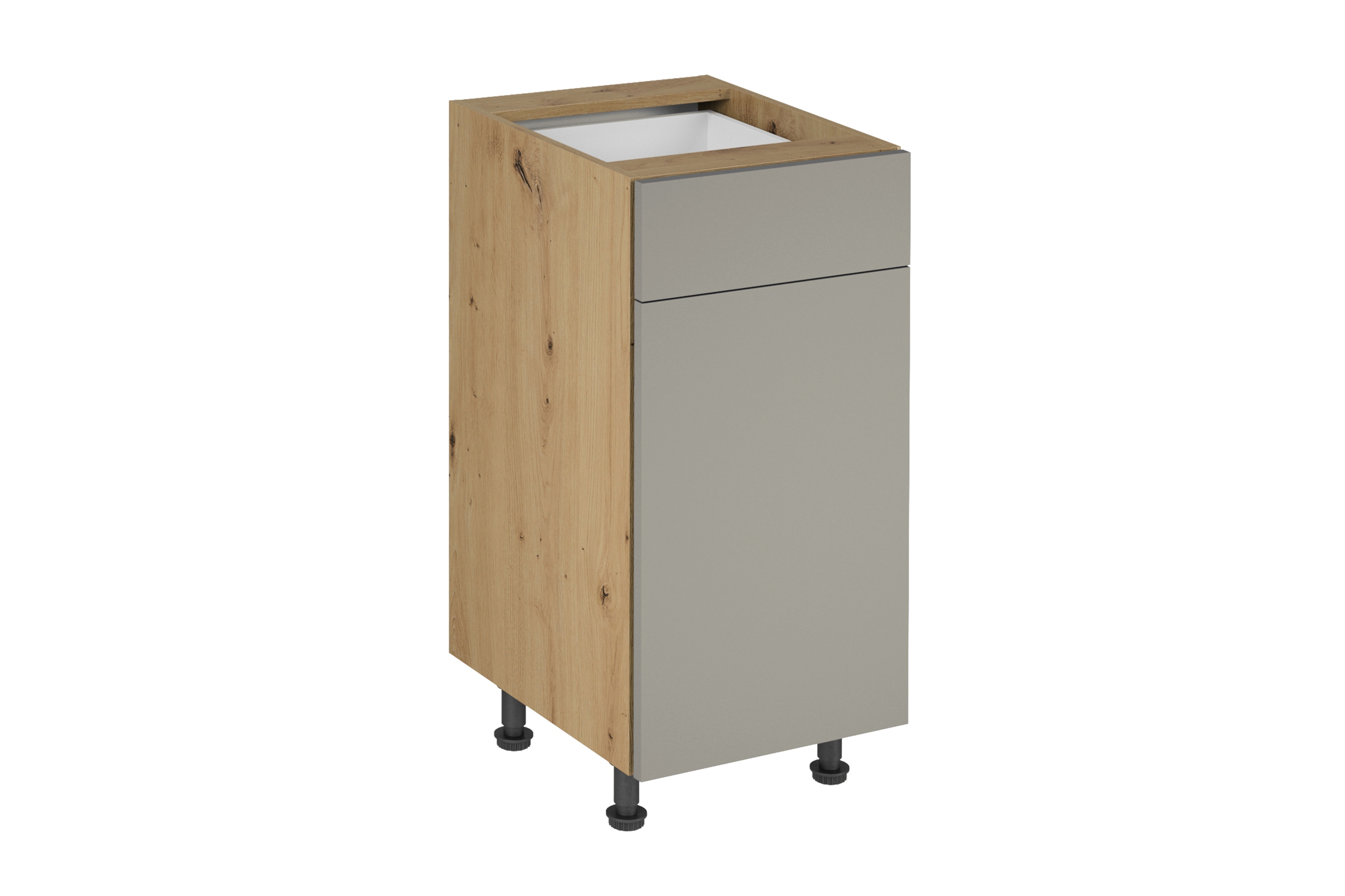 Skrinka Kuchynská dolná Langen D40S1 jednodverová z szuflada - beige Skrinka Kuchynská dolná Langen D40S1 jednodverová z szuflada - beige